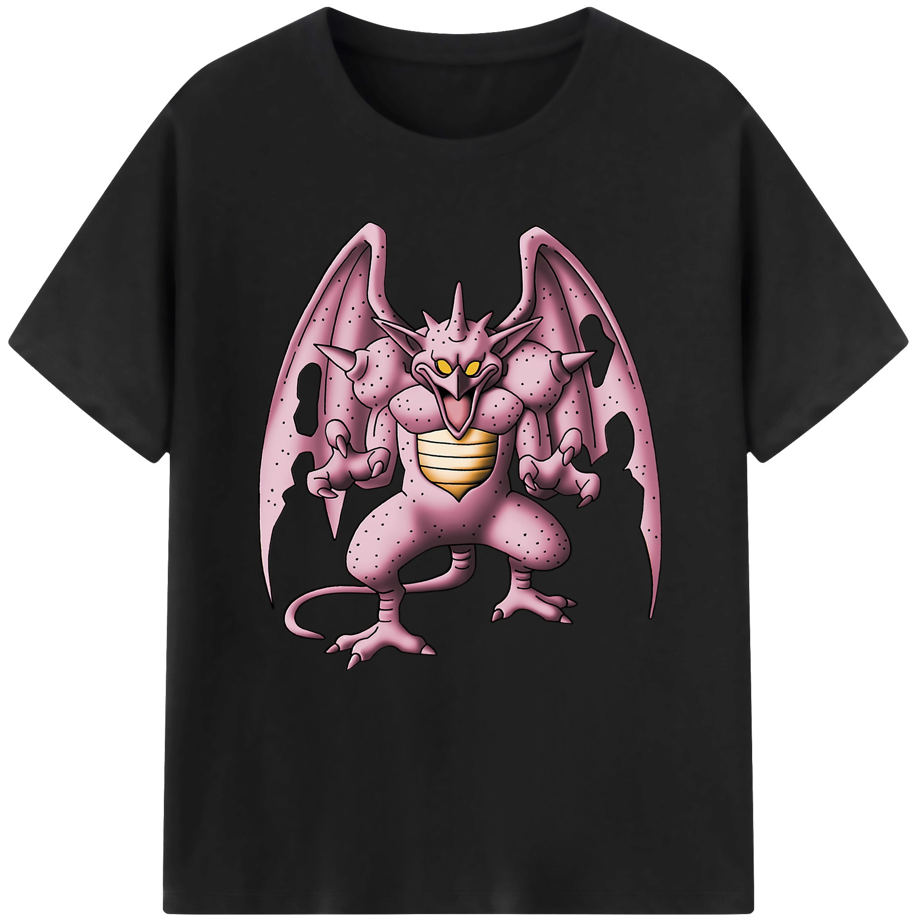 （画像用） ドラゴンクエスト Doragon Kuesuto Dragon Quest レディースカジュアルプリントTシャツ（綿100％）