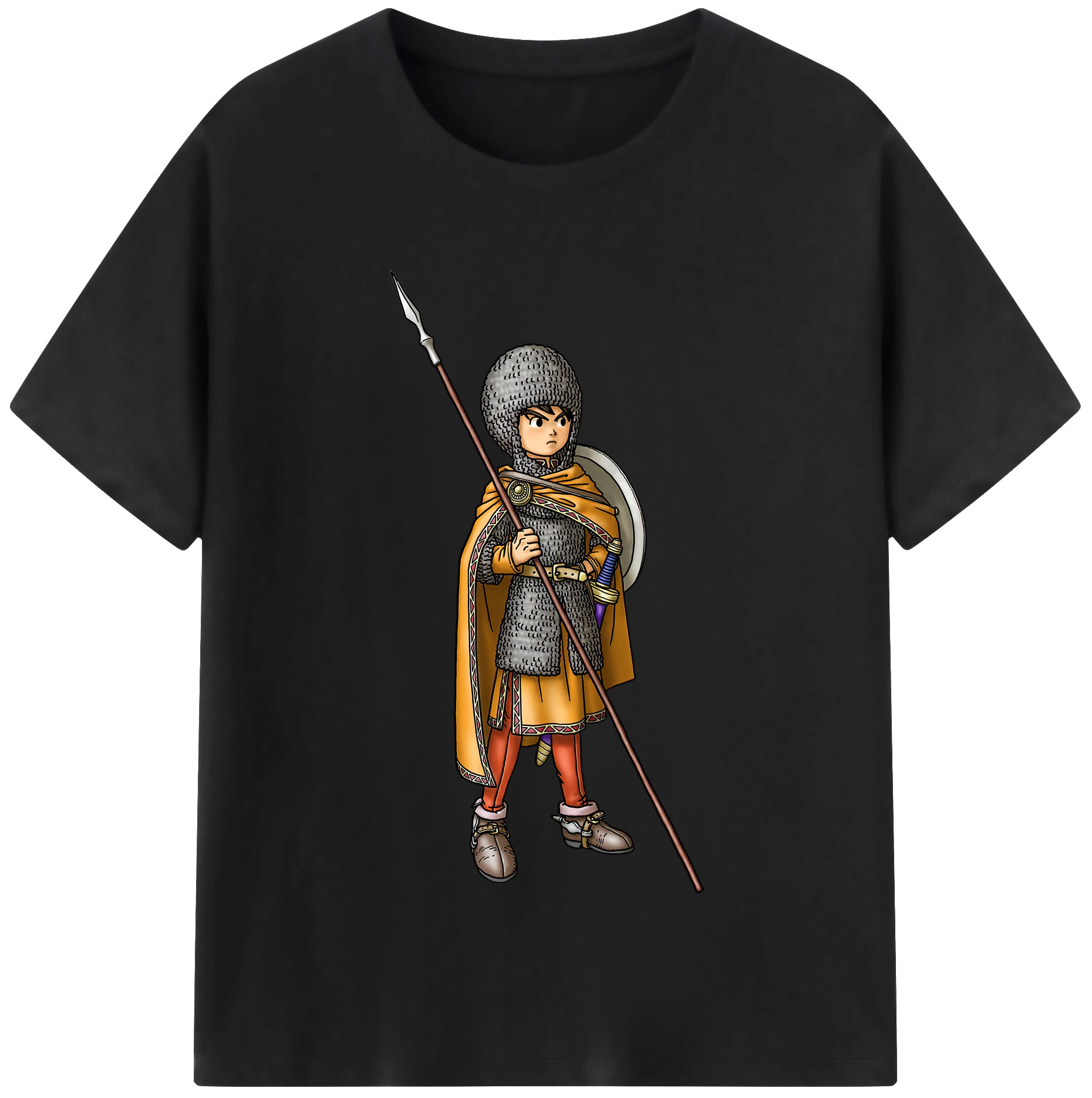 （画像用） ドラゴンクエスト Doragon Kuesuto Dragon Quest レディースカジュアルプリントTシャツ（綿100％）