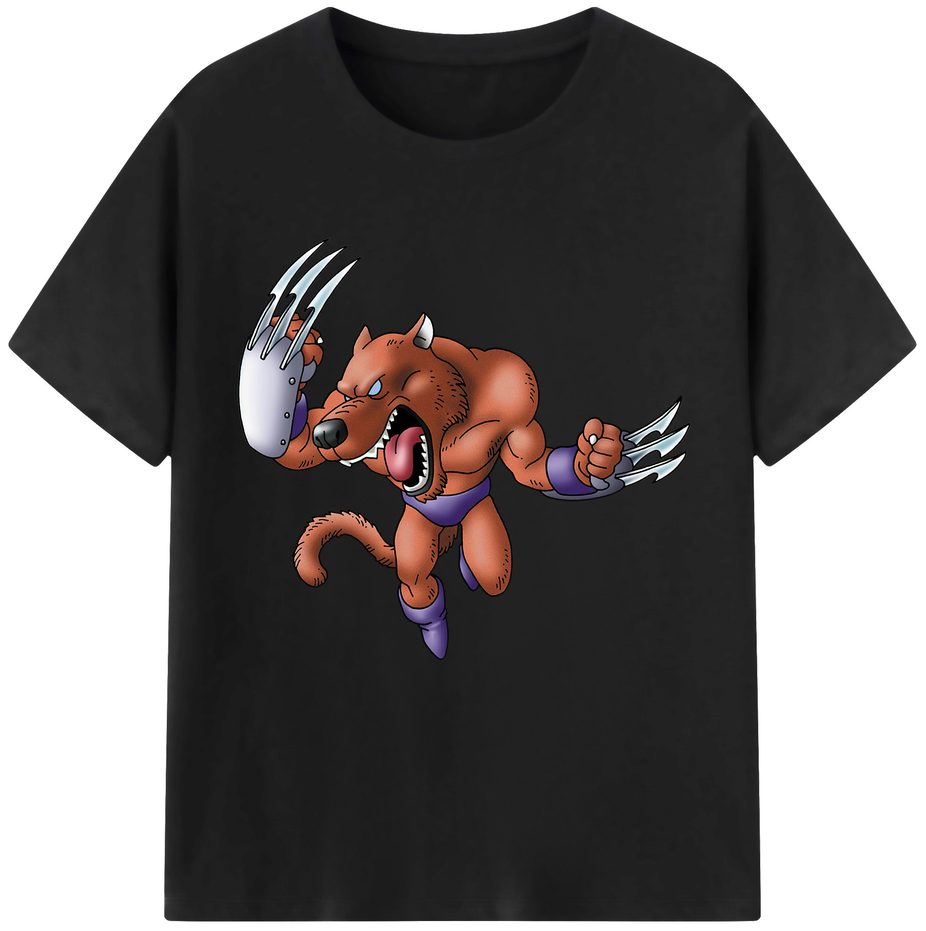 （画像用） ドラゴンクエスト Doragon Kuesuto Dragon Quest レディースカジュアルプリントTシャツ（綿100％）