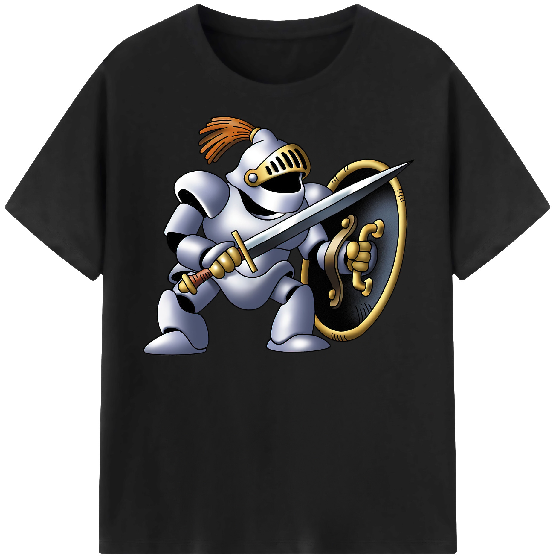 （画像用） ドラゴンクエスト Doragon Kuesuto Dragon Quest レディースカジュアルプリントTシャツ（綿100％）