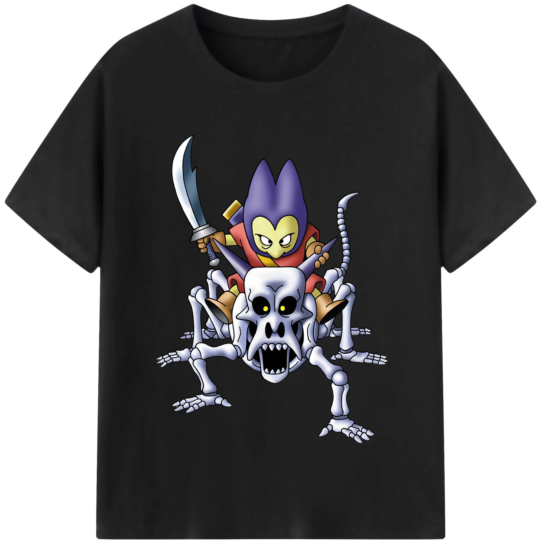 （画像用） ドラゴンクエスト Doragon Kuesuto Dragon Quest レディースカジュアルプリントTシャツ（綿100％）