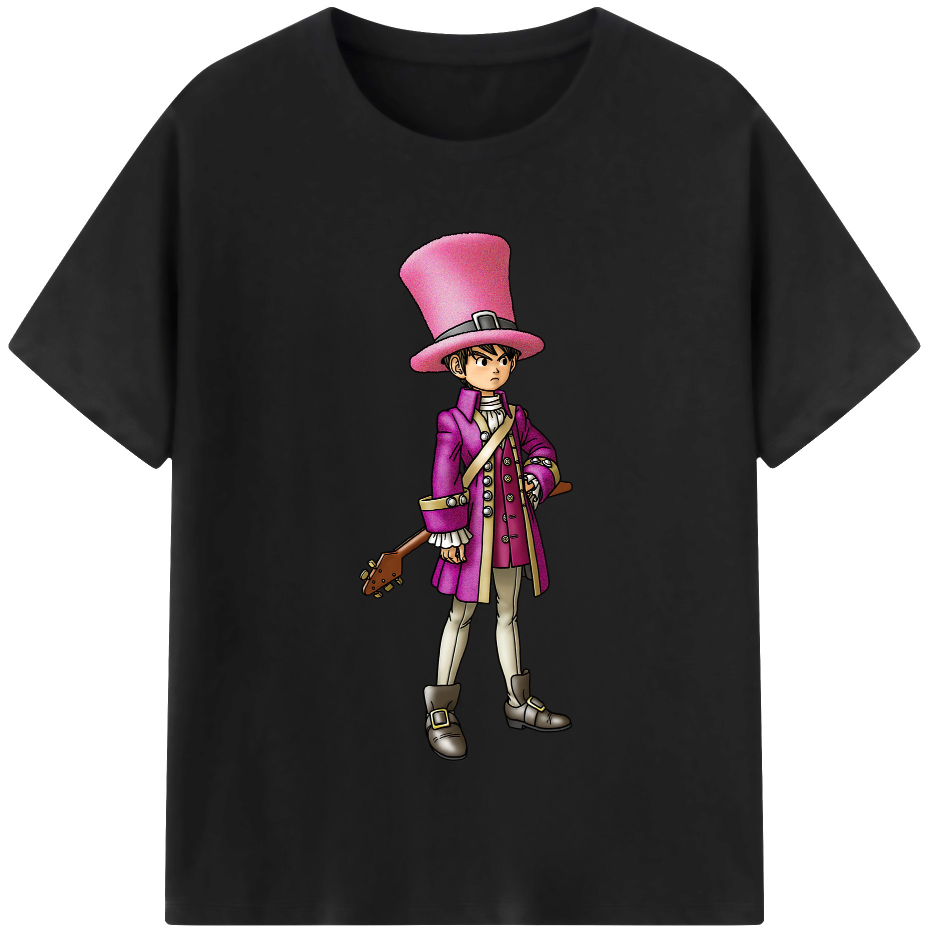 （画像用） ドラゴンクエスト Doragon Kuesuto Dragon Quest レディースカジュアルプリントTシャツ（綿100％）