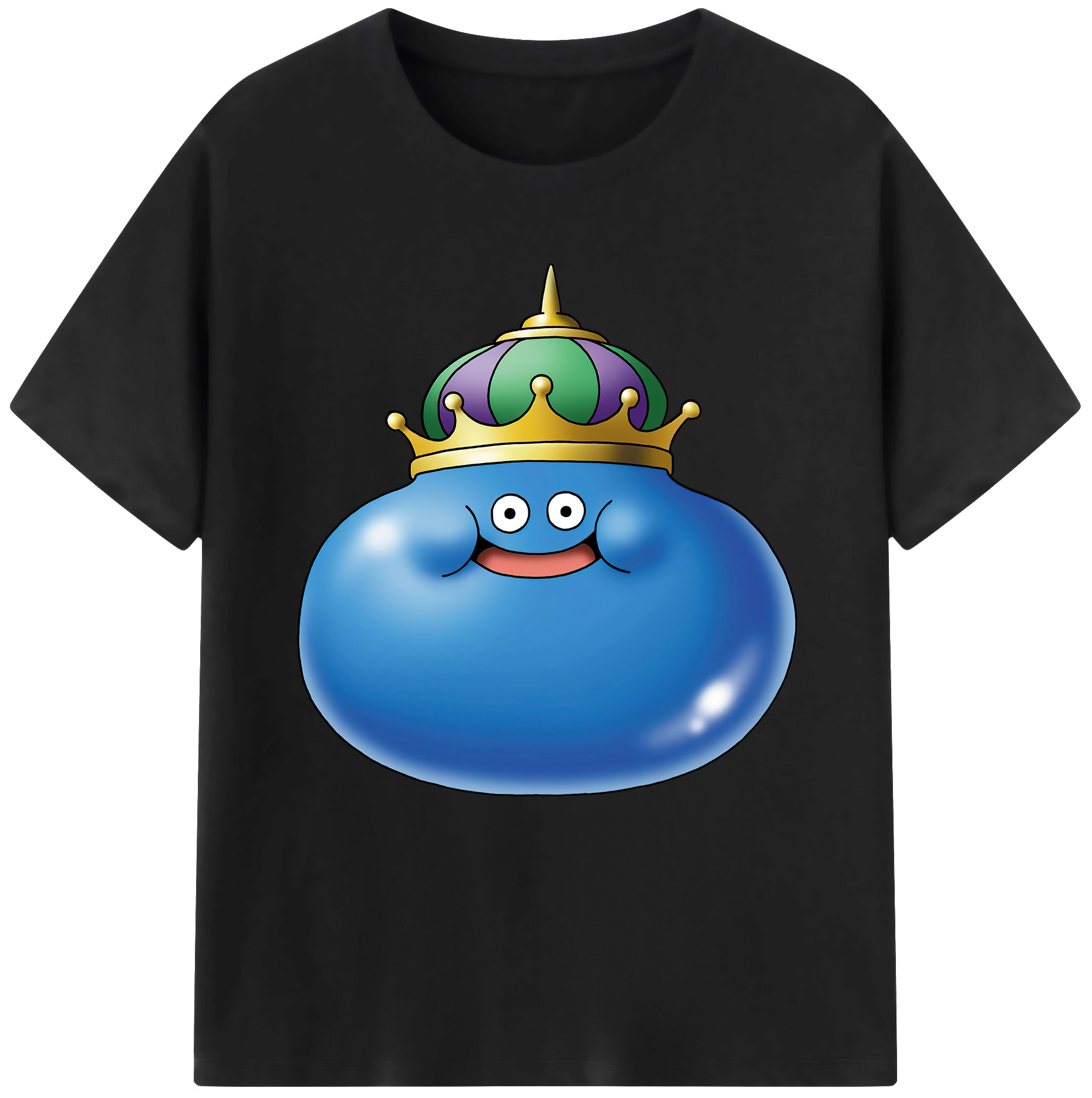 （画像用） ドラゴンクエスト Doragon Kuesuto Dragon Quest レディースカジュアルプリントTシャツ（綿100％）