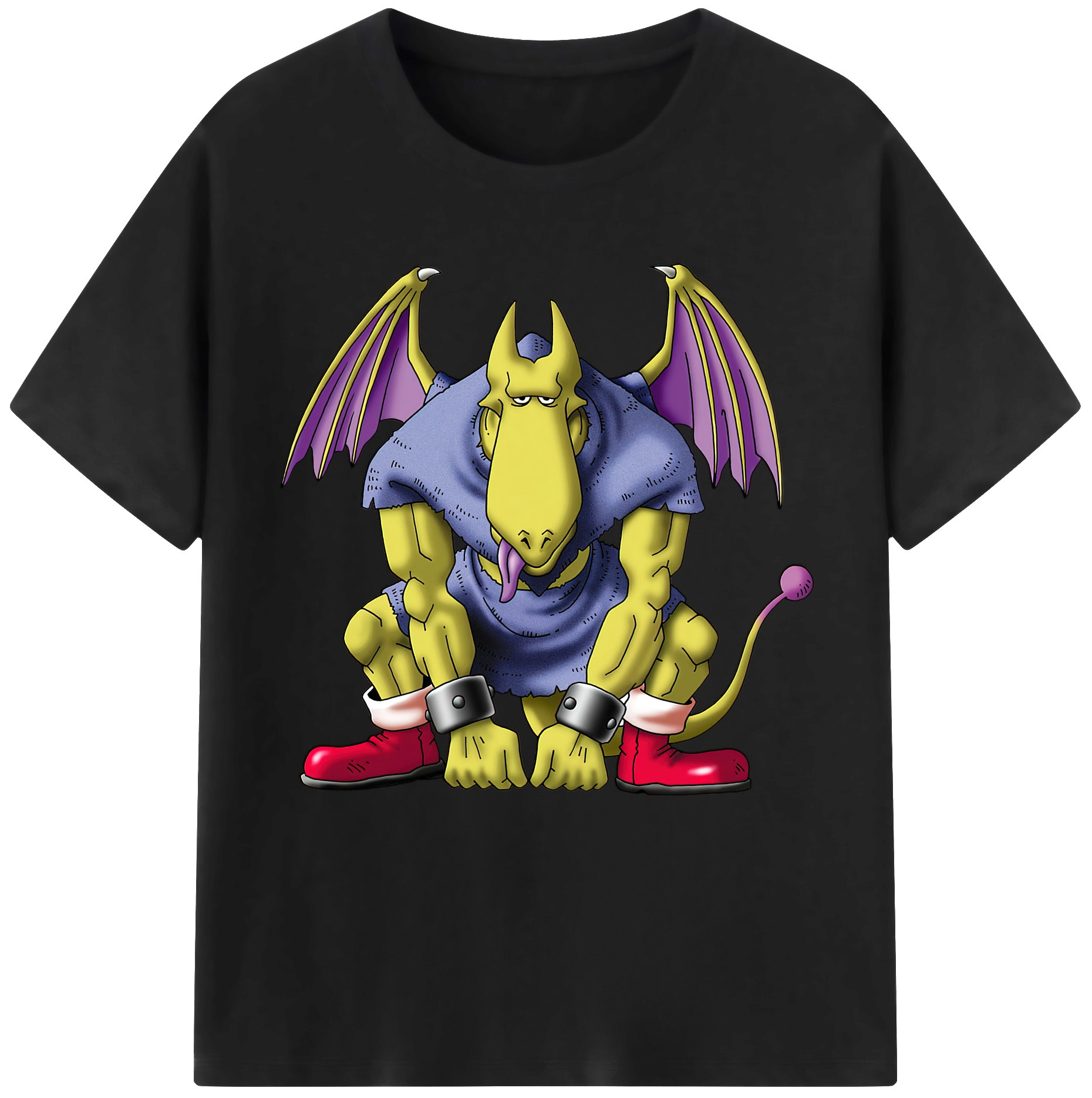 （画像用） ドラゴンクエスト Doragon Kuesuto Dragon Quest レディースカジュアルプリントTシャツ（綿100％）