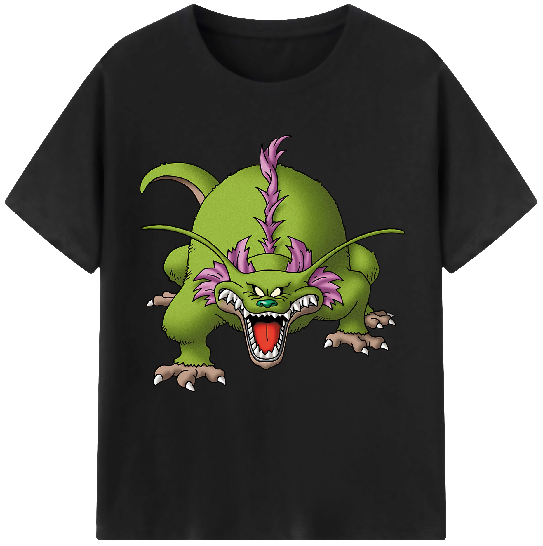 （画像用） ドラゴンクエスト Doragon Kuesuto Dragon Quest レディースカジュアルプリントTシャツ（綿100％）