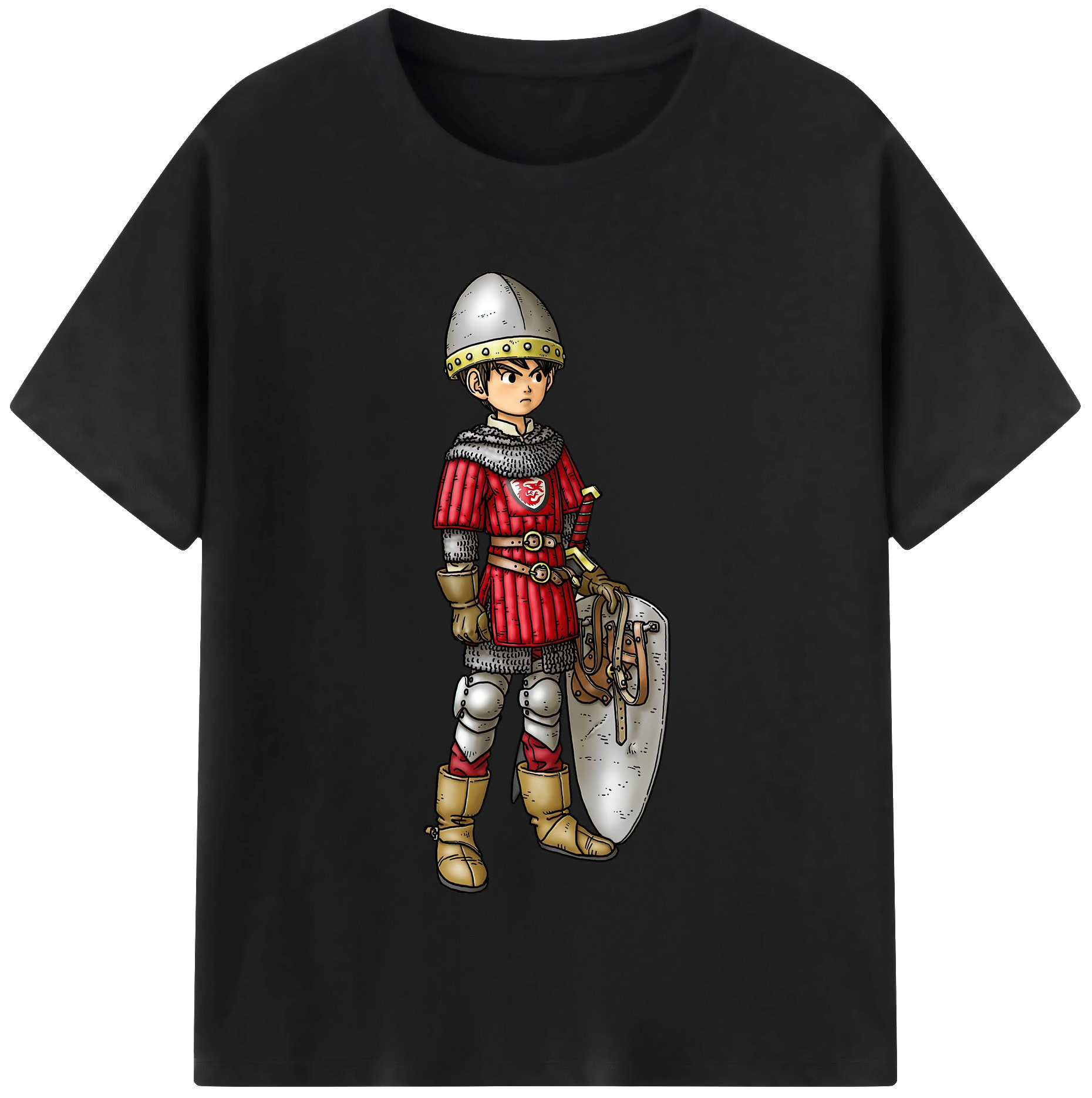 （画像用） ドラゴンクエスト Doragon Kuesuto Dragon Quest レディースカジュアルプリントTシャツ（綿100％）
