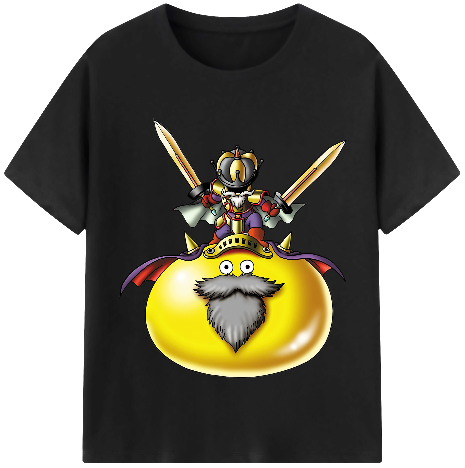 （画像用） ドラゴンクエスト Doragon Kuesuto Dragon Quest レディースカジュアルプリントTシャツ（綿100％）