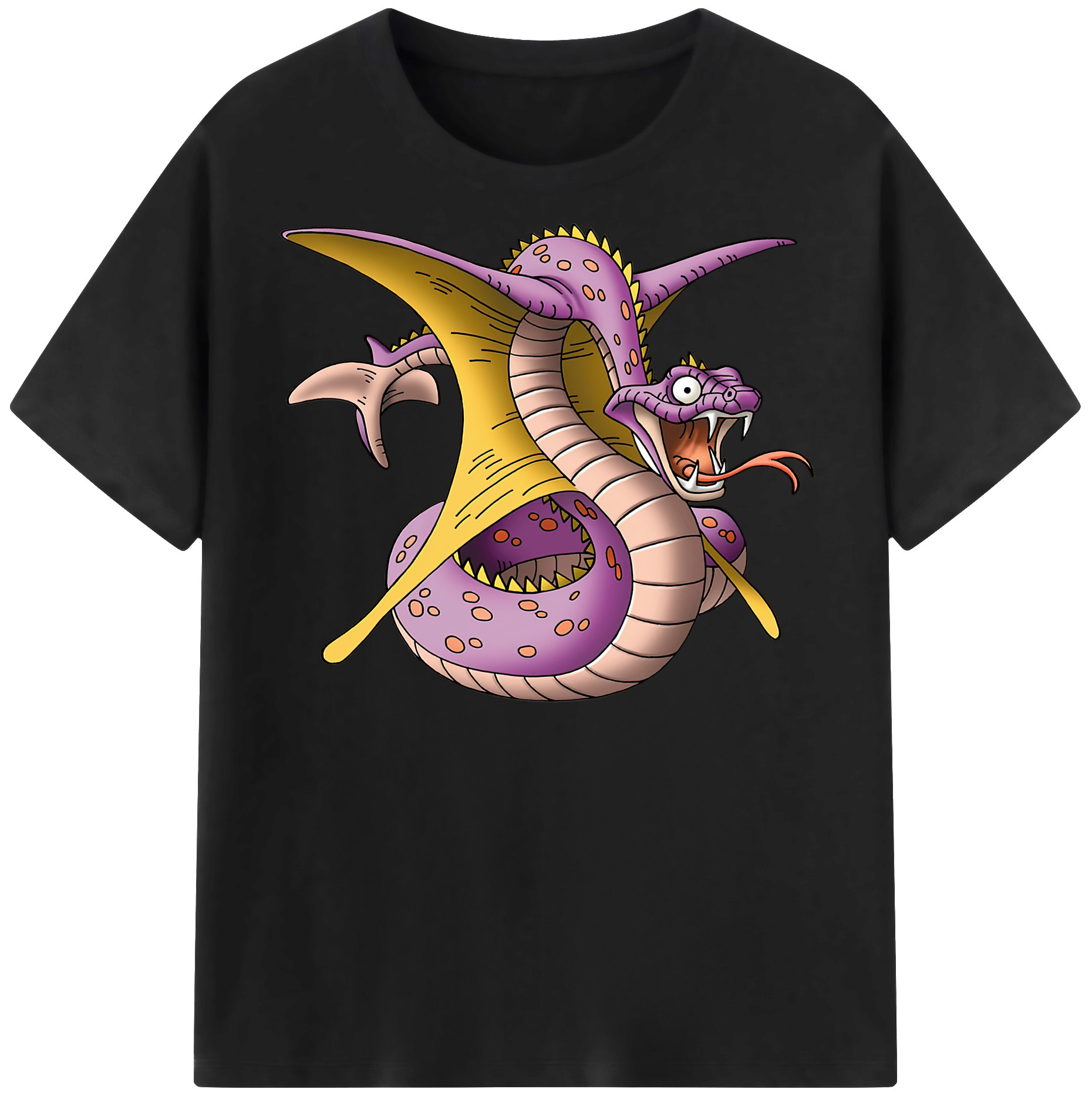 （画像用） ドラゴンクエスト Doragon Kuesuto Dragon Quest レディースカジュアルプリントTシャツ（綿100％）