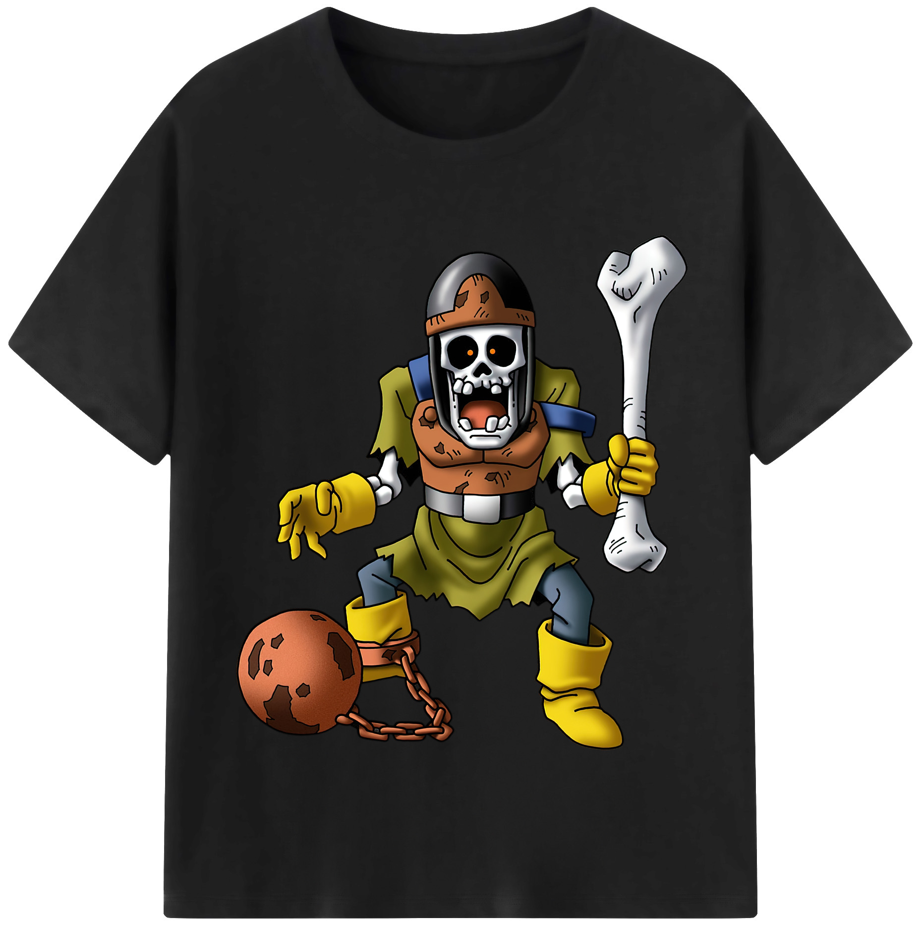 （画像用） ドラゴンクエスト Doragon Kuesuto Dragon Quest レディースカジュアルプリントTシャツ（綿100％）