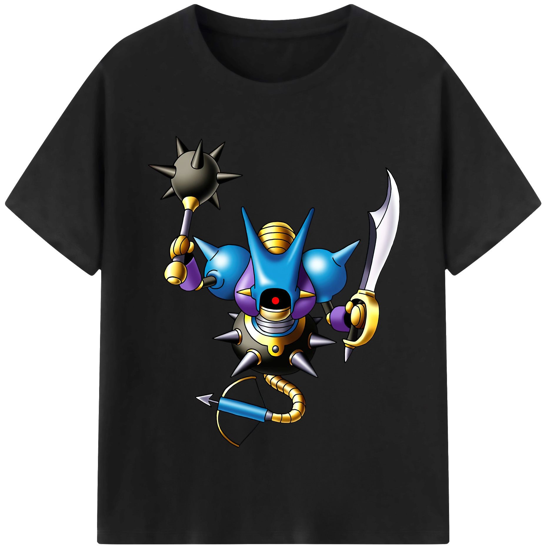 （画像用） ドラゴンクエスト Doragon Kuesuto Dragon Quest レディースカジュアルプリントTシャツ（綿100％）