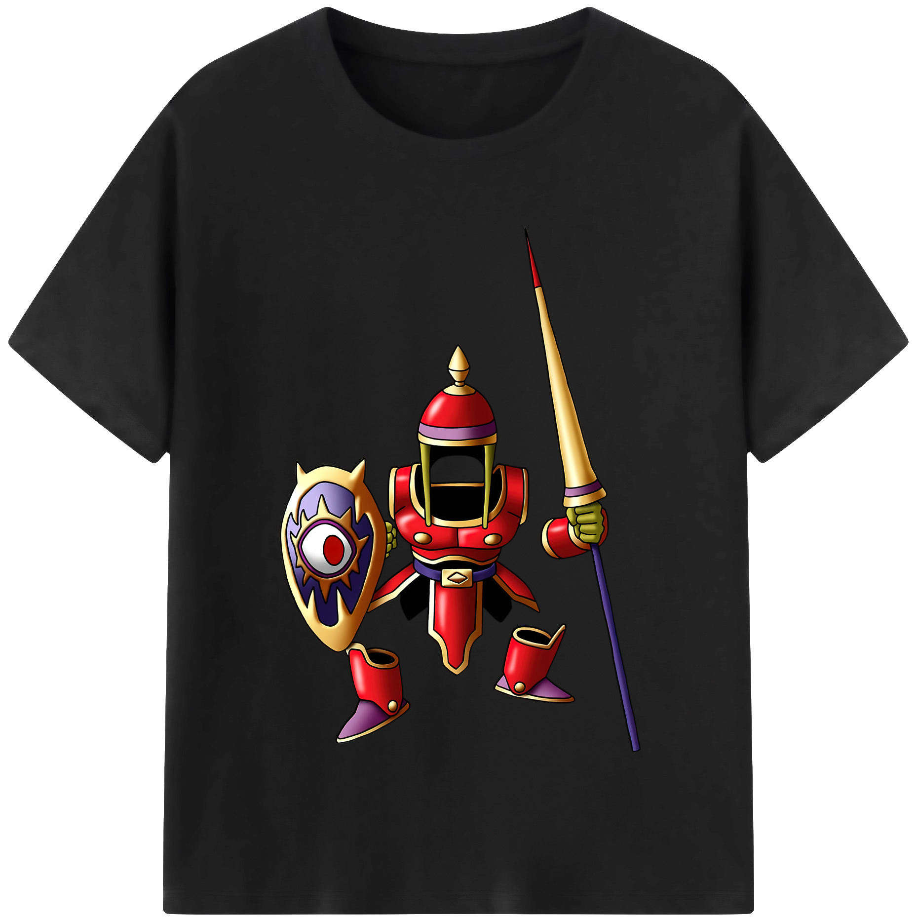 （画像用） ドラゴンクエスト Doragon Kuesuto Dragon Quest レディースカジュアルプリントTシャツ（綿100％）