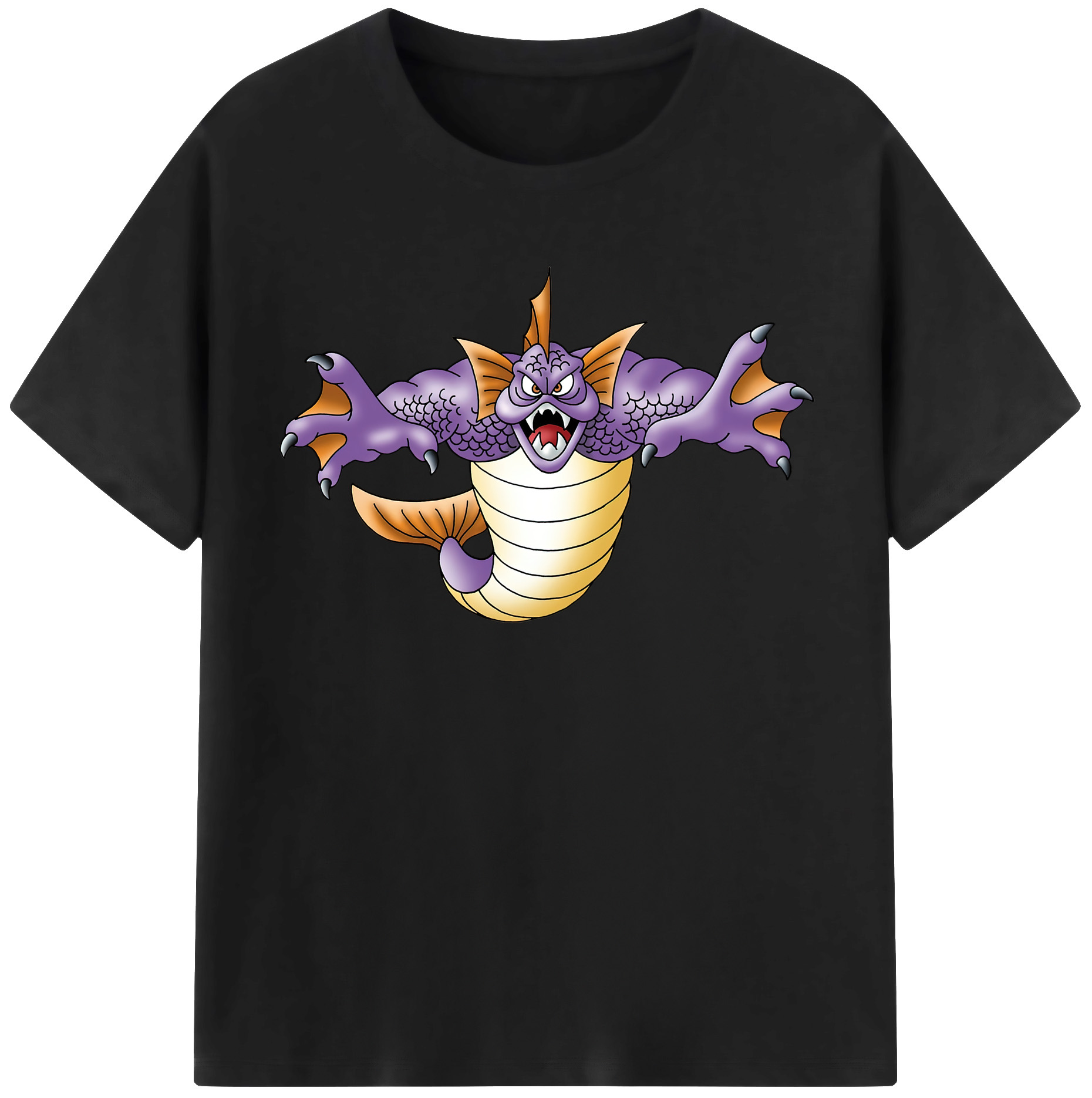 （画像用） ドラゴンクエスト Doragon Kuesuto Dragon Quest レディースカジュアルプリントTシャツ（綿100％）