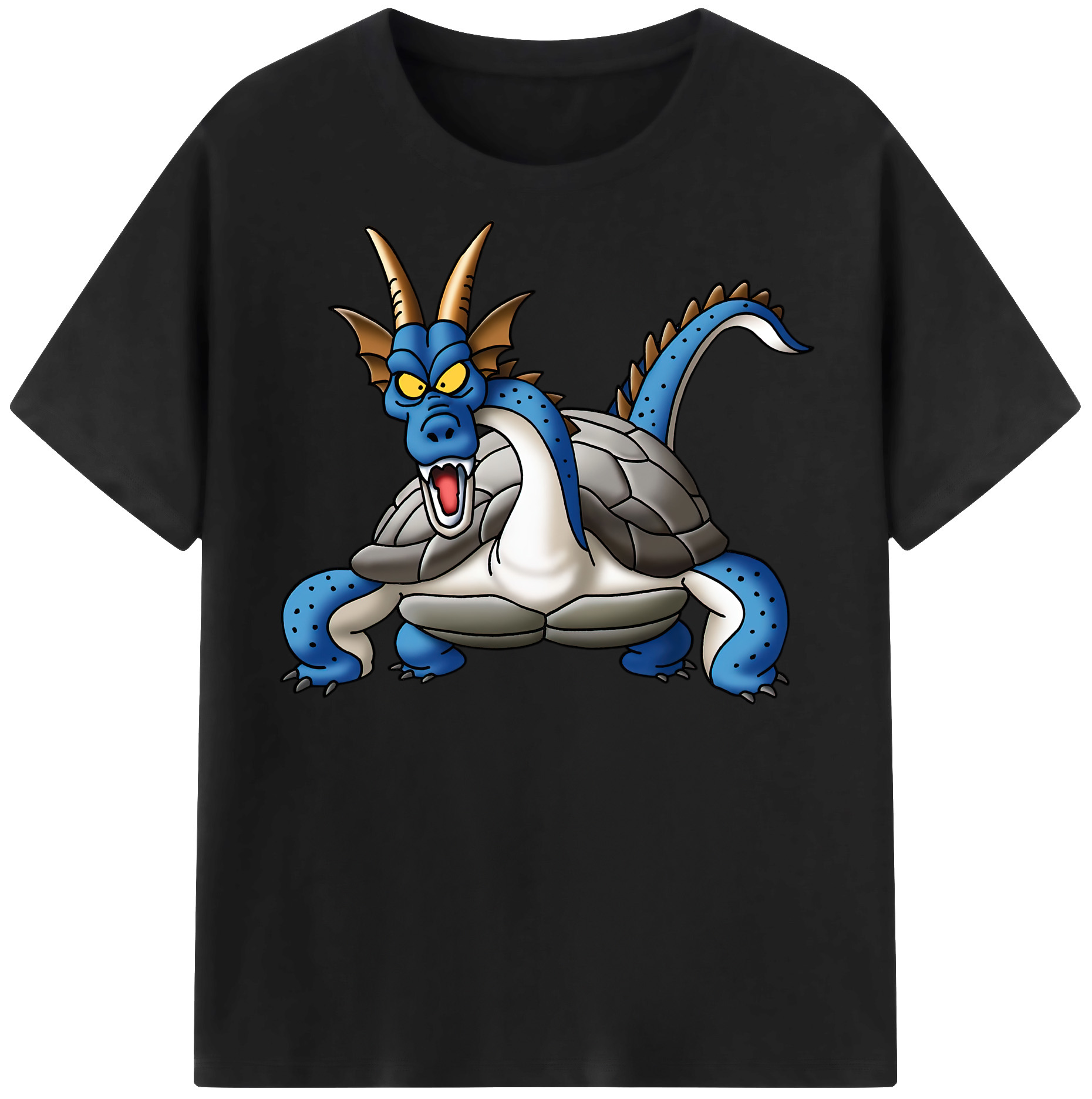 （画像用） ドラゴンクエスト Doragon Kuesuto Dragon Quest レディースカジュアルプリントTシャツ（綿100％）