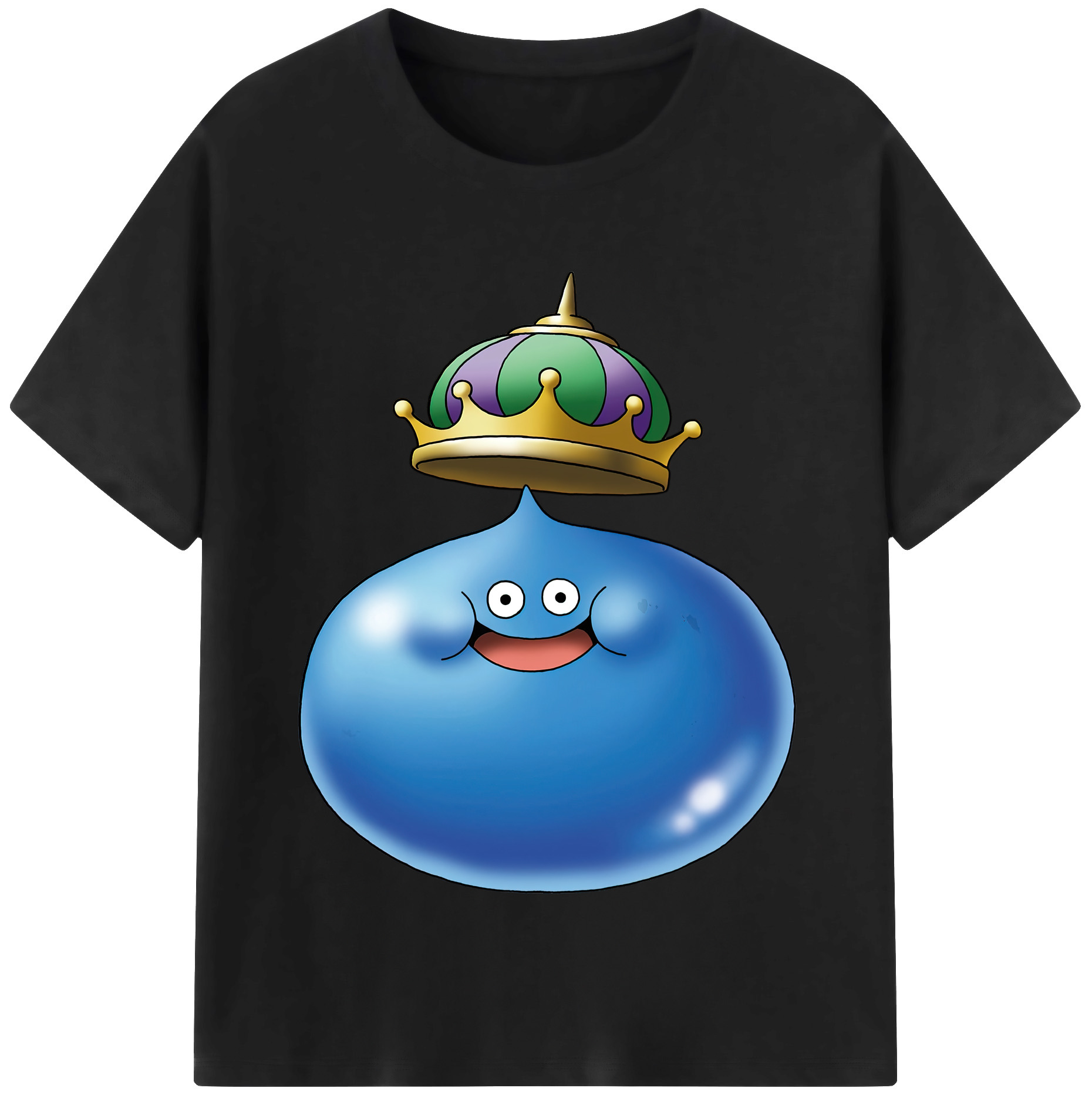 （画像用） ドラゴンクエスト Doragon Kuesuto Dragon Quest レディースカジュアルプリントTシャツ（綿100％）