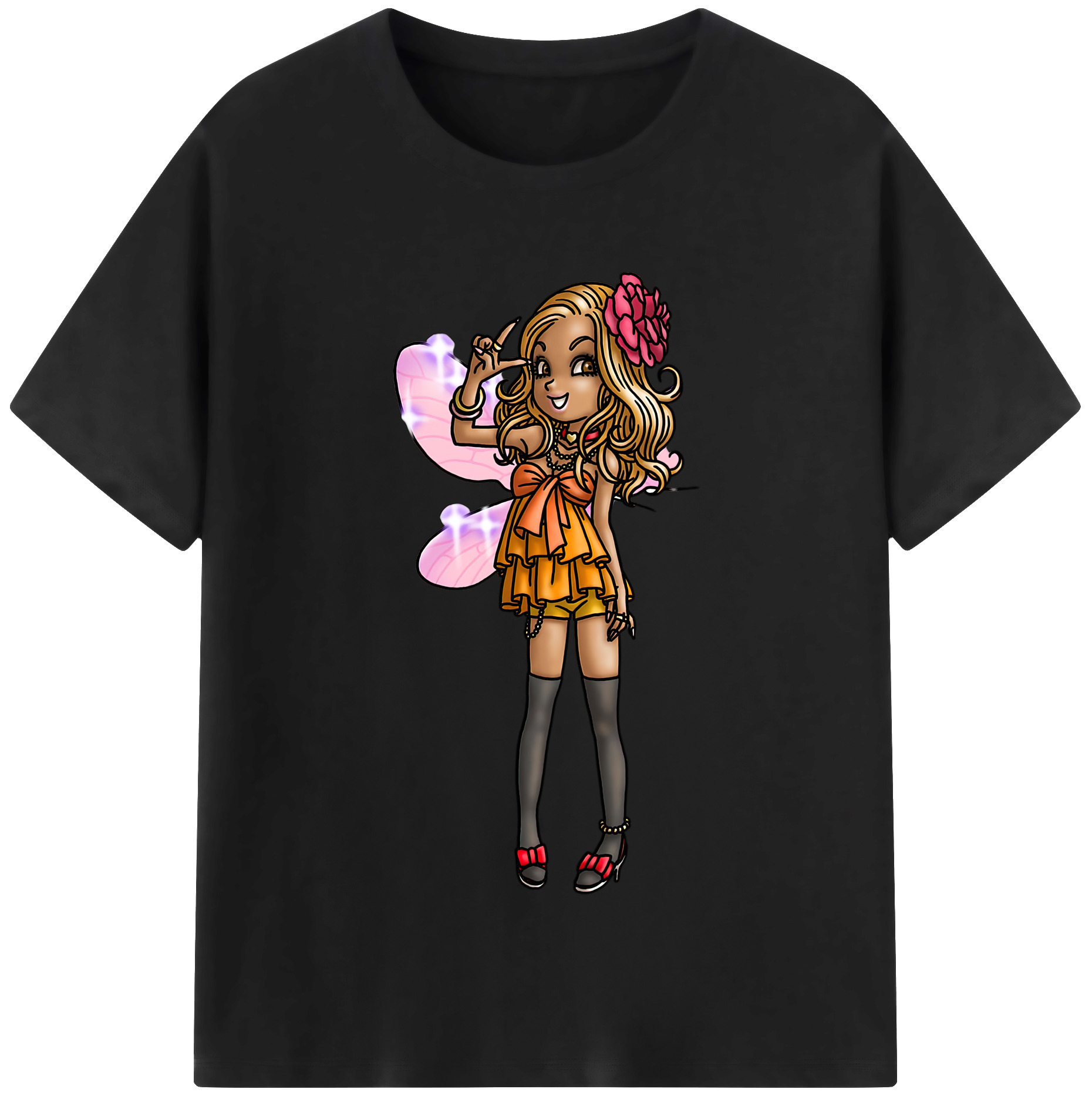（画像用） ドラゴンクエスト Doragon Kuesuto Dragon Quest レディースカジュアルプリントTシャツ（綿100％）