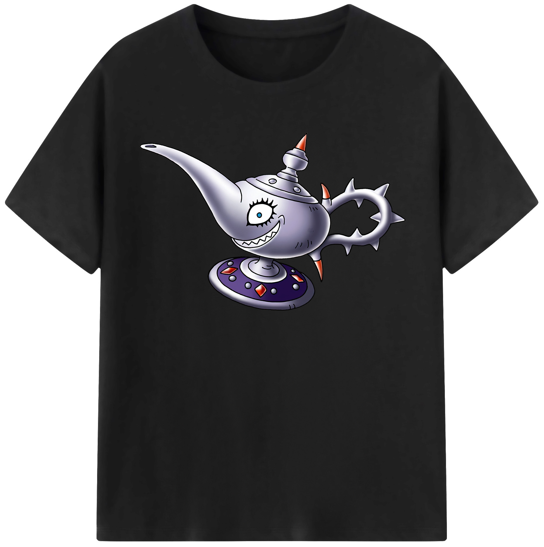 （画像用） ドラゴンクエスト Doragon Kuesuto Dragon Quest レディースカジュアルプリントTシャツ（綿100％）