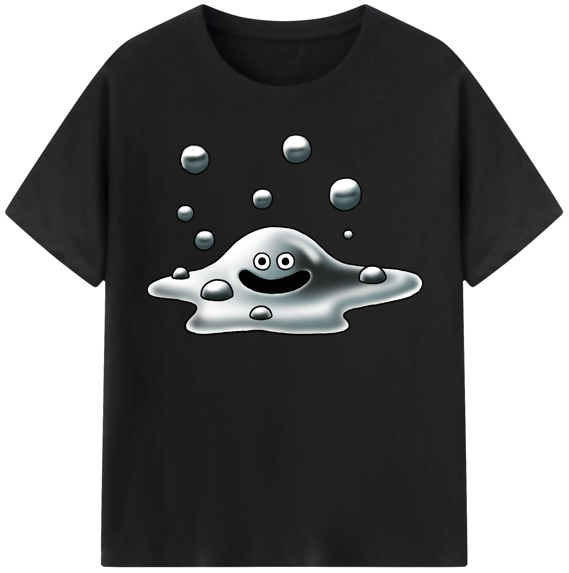 （画像用） ドラゴンクエスト Doragon Kuesuto Dragon Quest レディースカジュアルプリントTシャツ（綿100％）