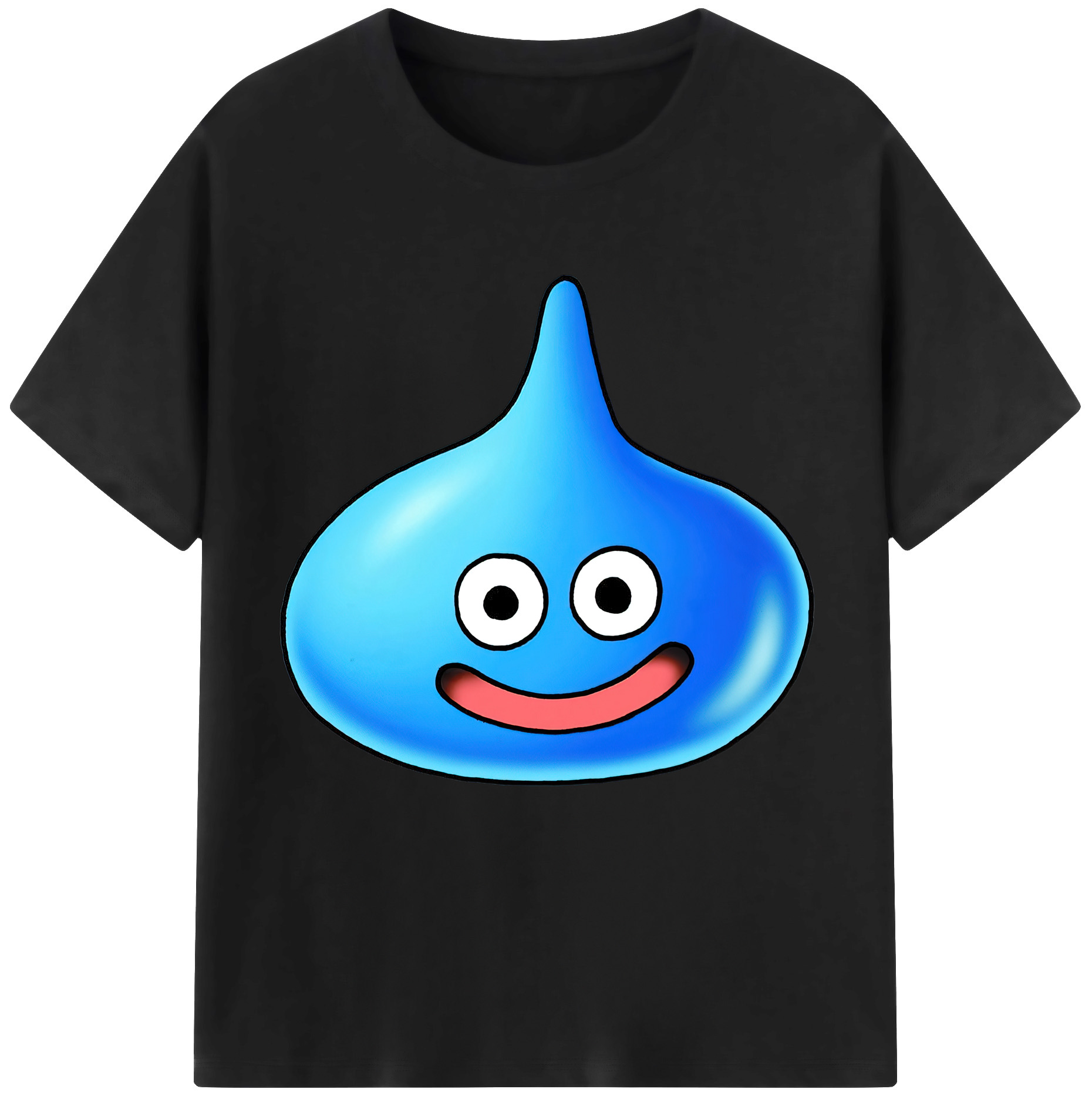 （画像用） ドラゴンクエスト Doragon Kuesuto Dragon Quest レディースカジュアルプリントTシャツ（綿100％）