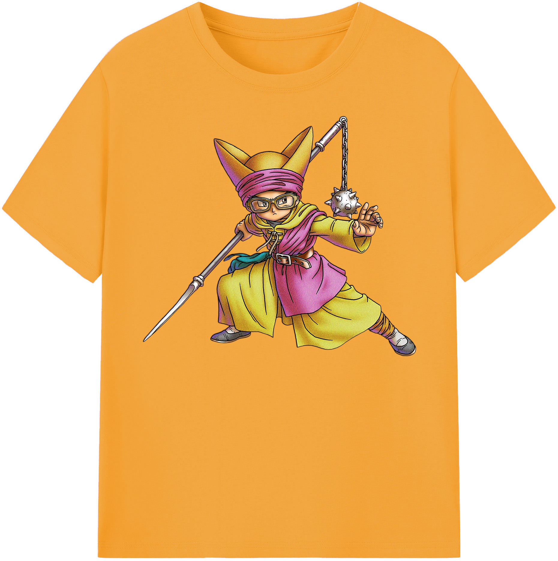 （画像用） ドラゴンクエスト Doragon Kuesuto Dragon Quest レディースカジュアルプリントTシャツ（綿100％）