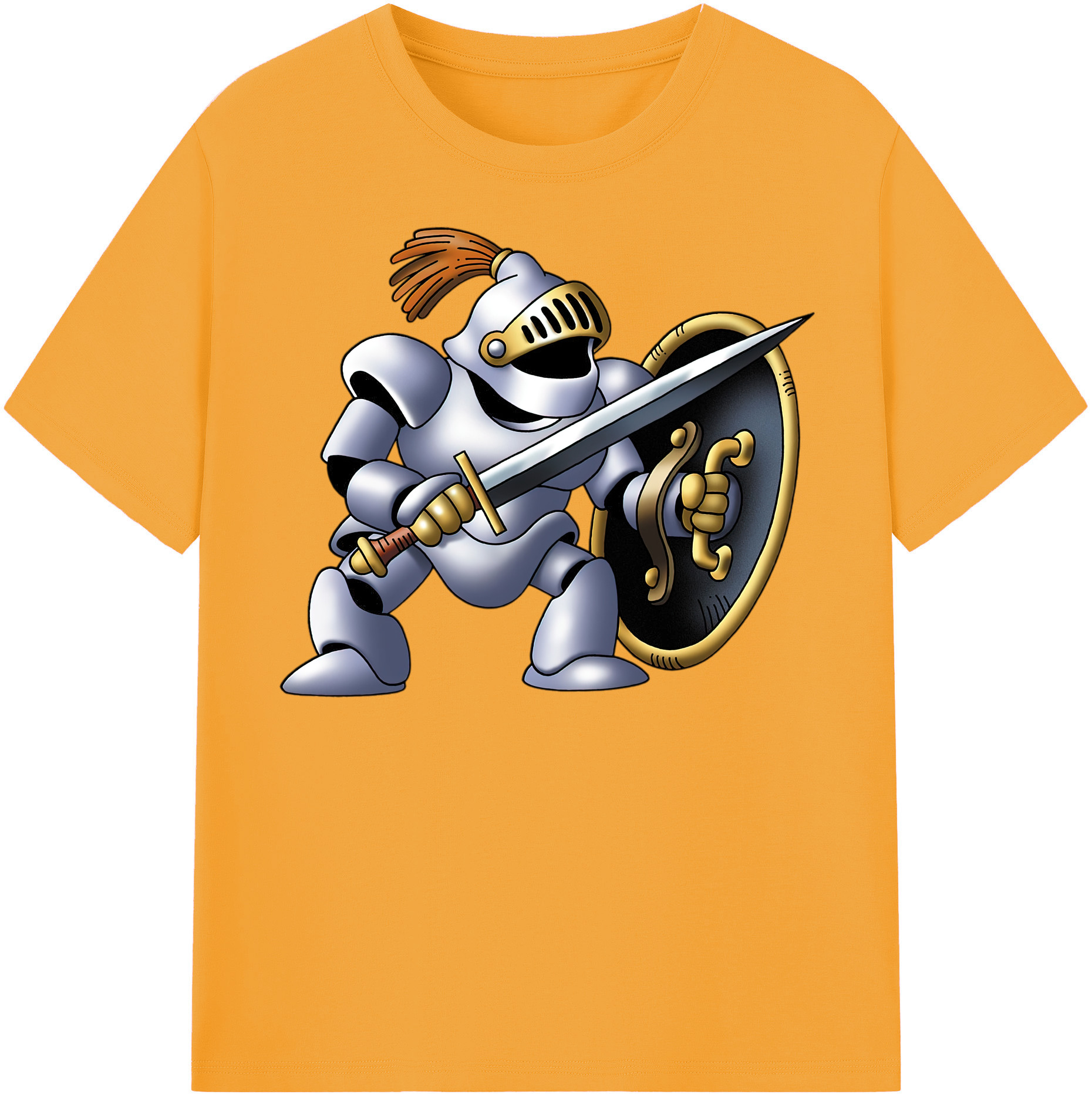 （画像用） ドラゴンクエスト Doragon Kuesuto Dragon Quest レディースカジュアルプリントTシャツ（綿100％）