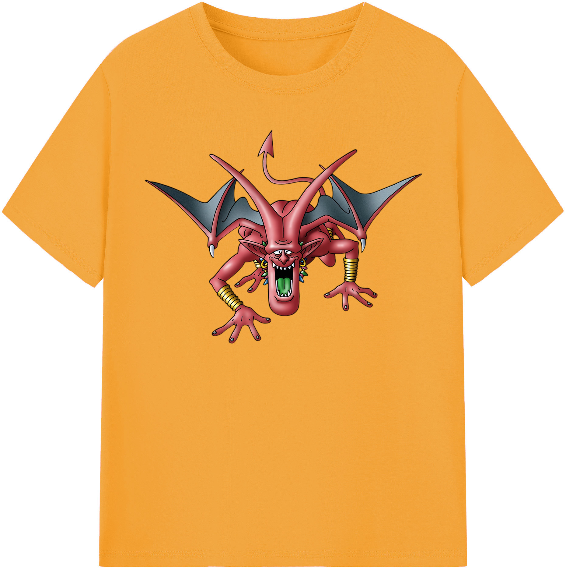 （画像用） ドラゴンクエスト Doragon Kuesuto Dragon Quest レディースカジュアルプリントTシャツ（綿100％）