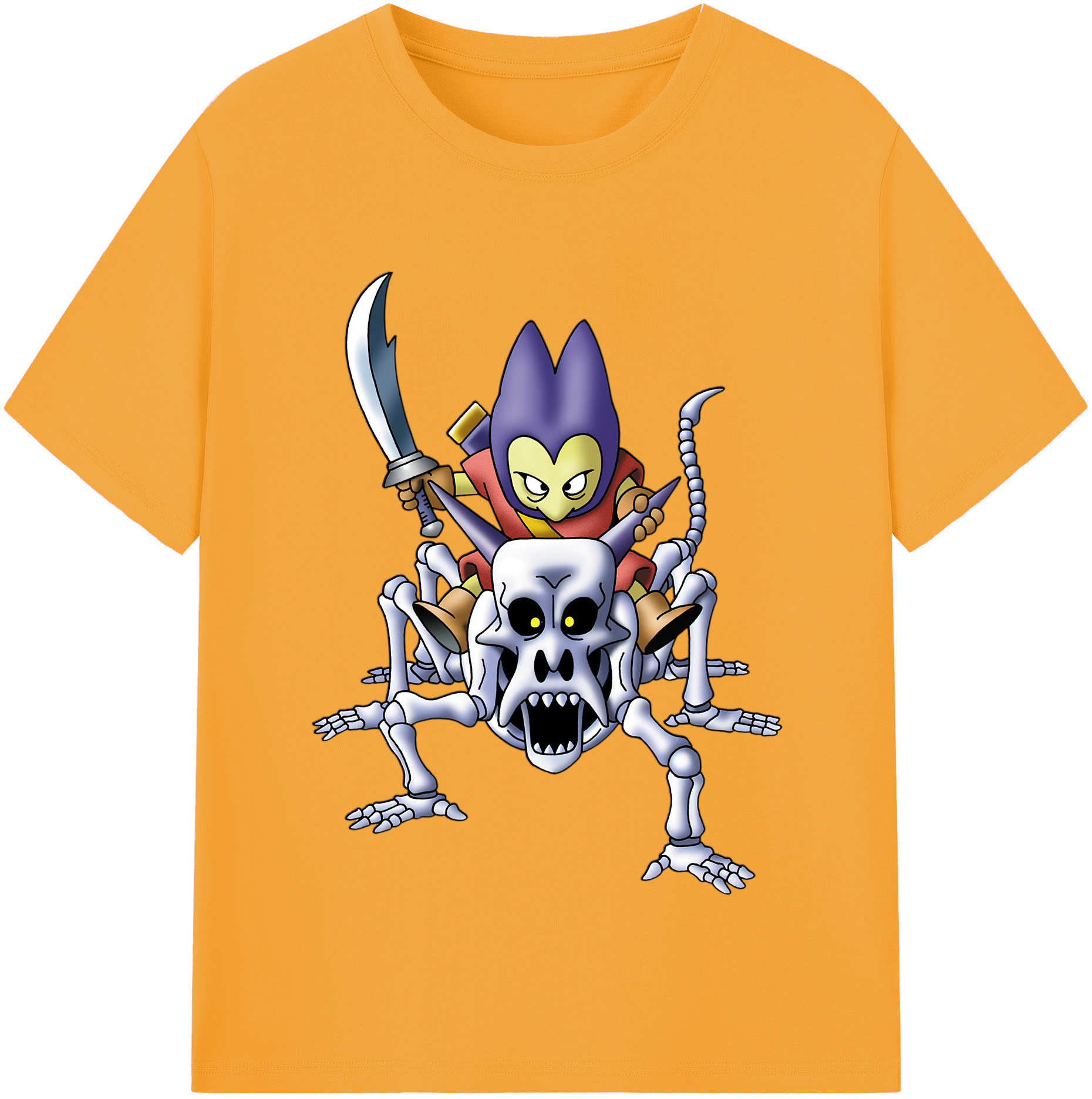 （画像用） ドラゴンクエスト Doragon Kuesuto Dragon Quest レディースカジュアルプリントTシャツ（綿100％）