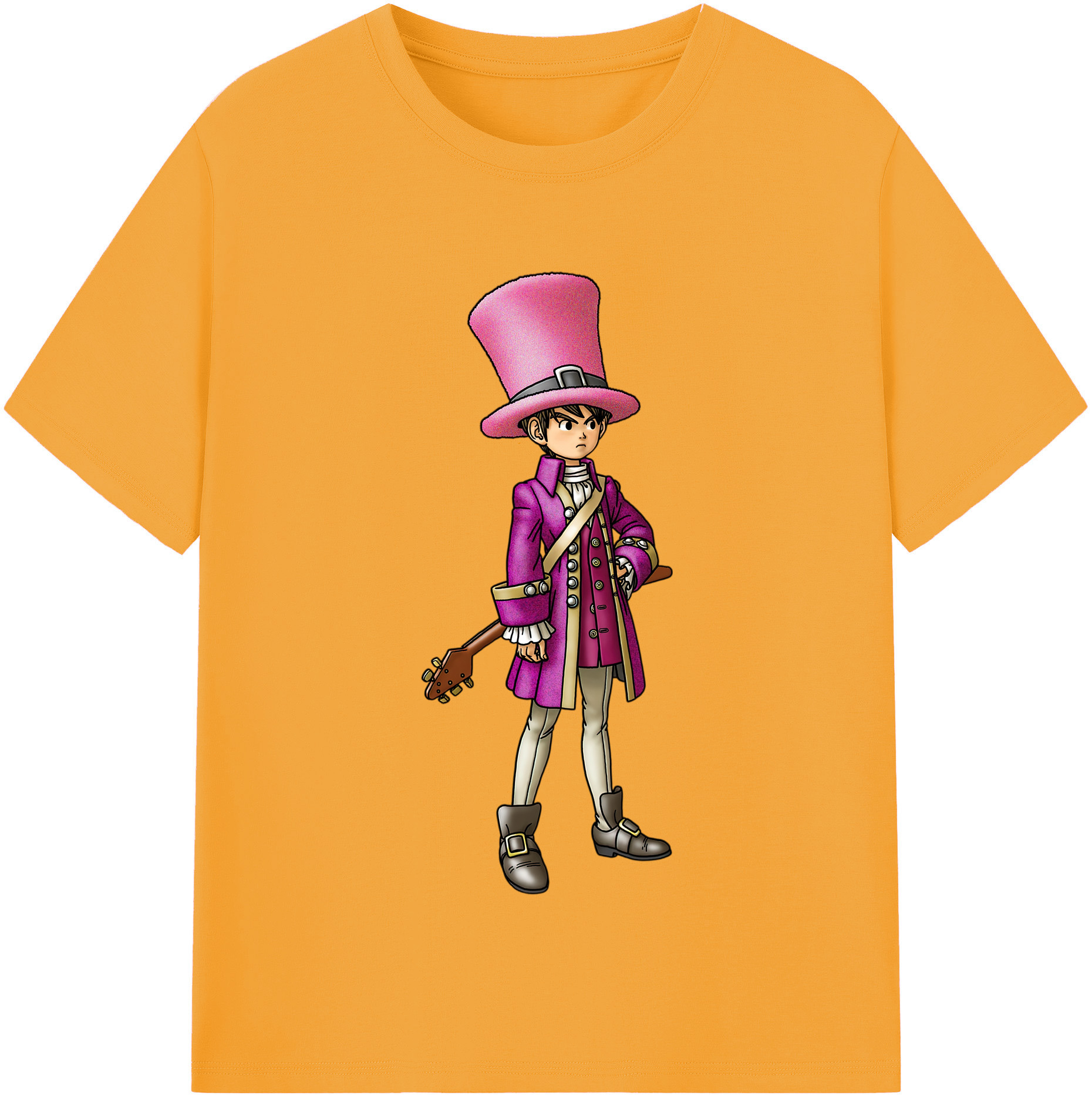 （画像用） ドラゴンクエスト Doragon Kuesuto Dragon Quest レディースカジュアルプリントTシャツ（綿100％）