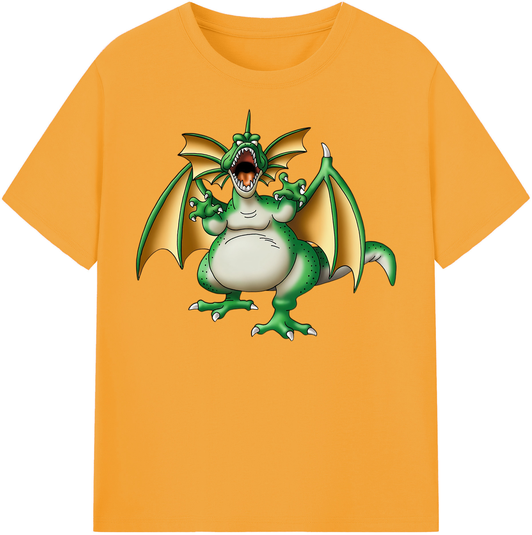 （画像用） ドラゴンクエスト Doragon Kuesuto Dragon Quest レディースカジュアルプリントTシャツ（綿100％）