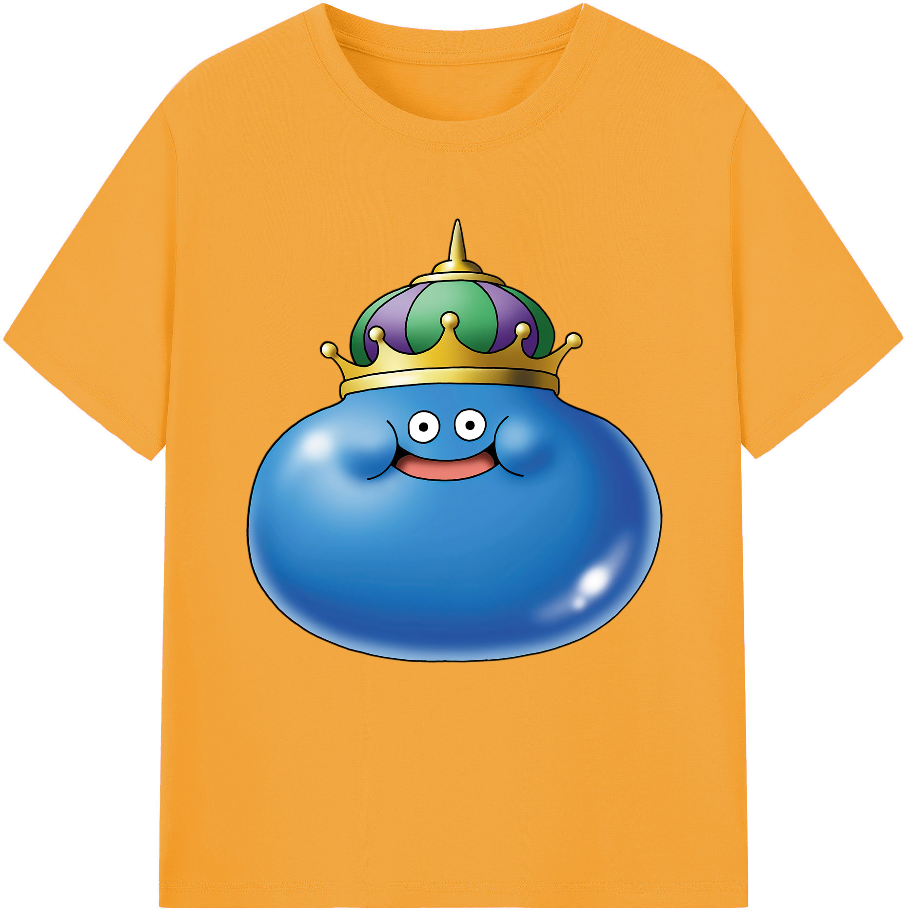 （画像用） ドラゴンクエスト Doragon Kuesuto Dragon Quest レディースカジュアルプリントTシャツ（綿100％）