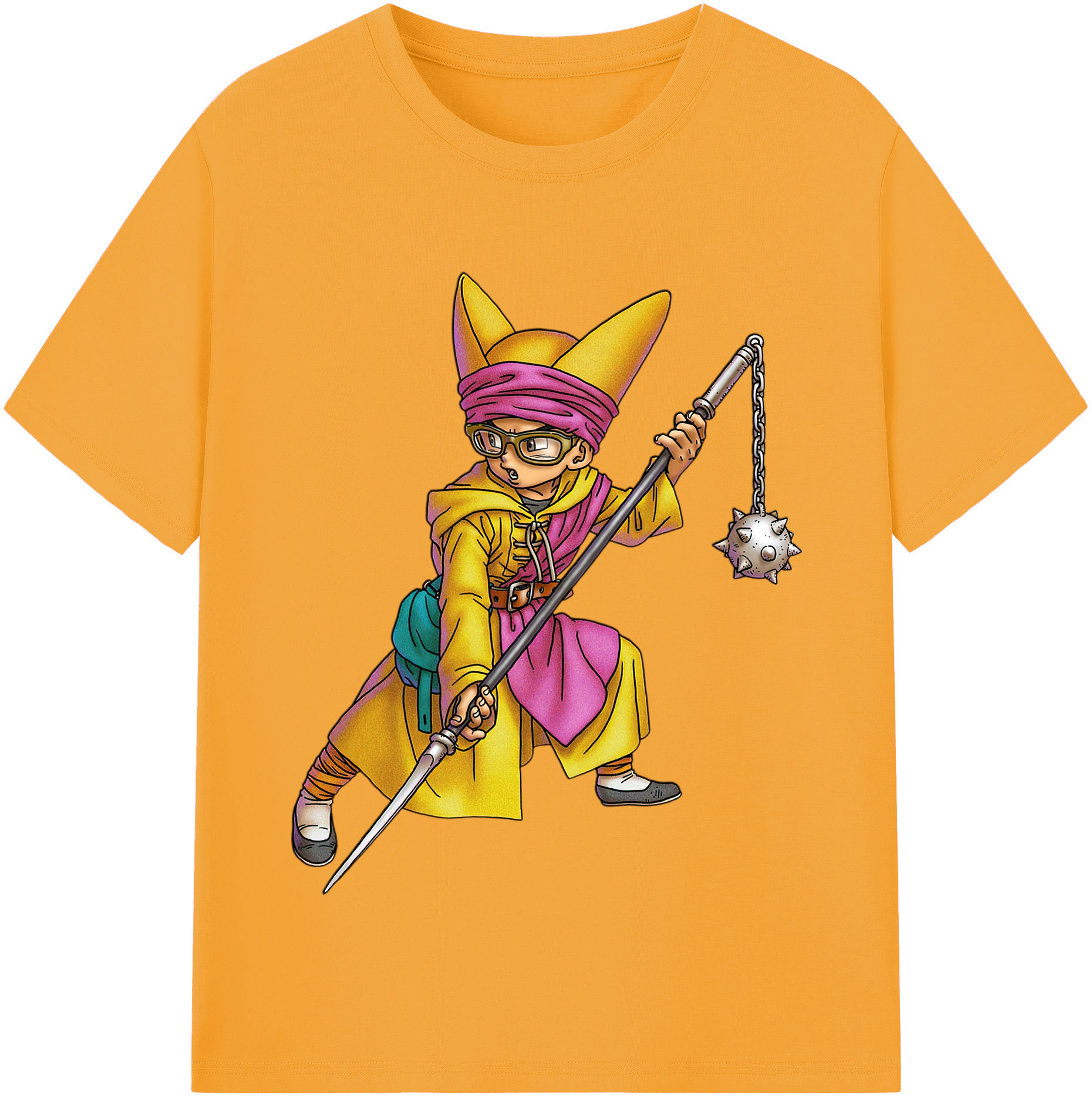 （画像用） ドラゴンクエスト Doragon Kuesuto Dragon Quest レディースカジュアルプリントTシャツ（綿100％）