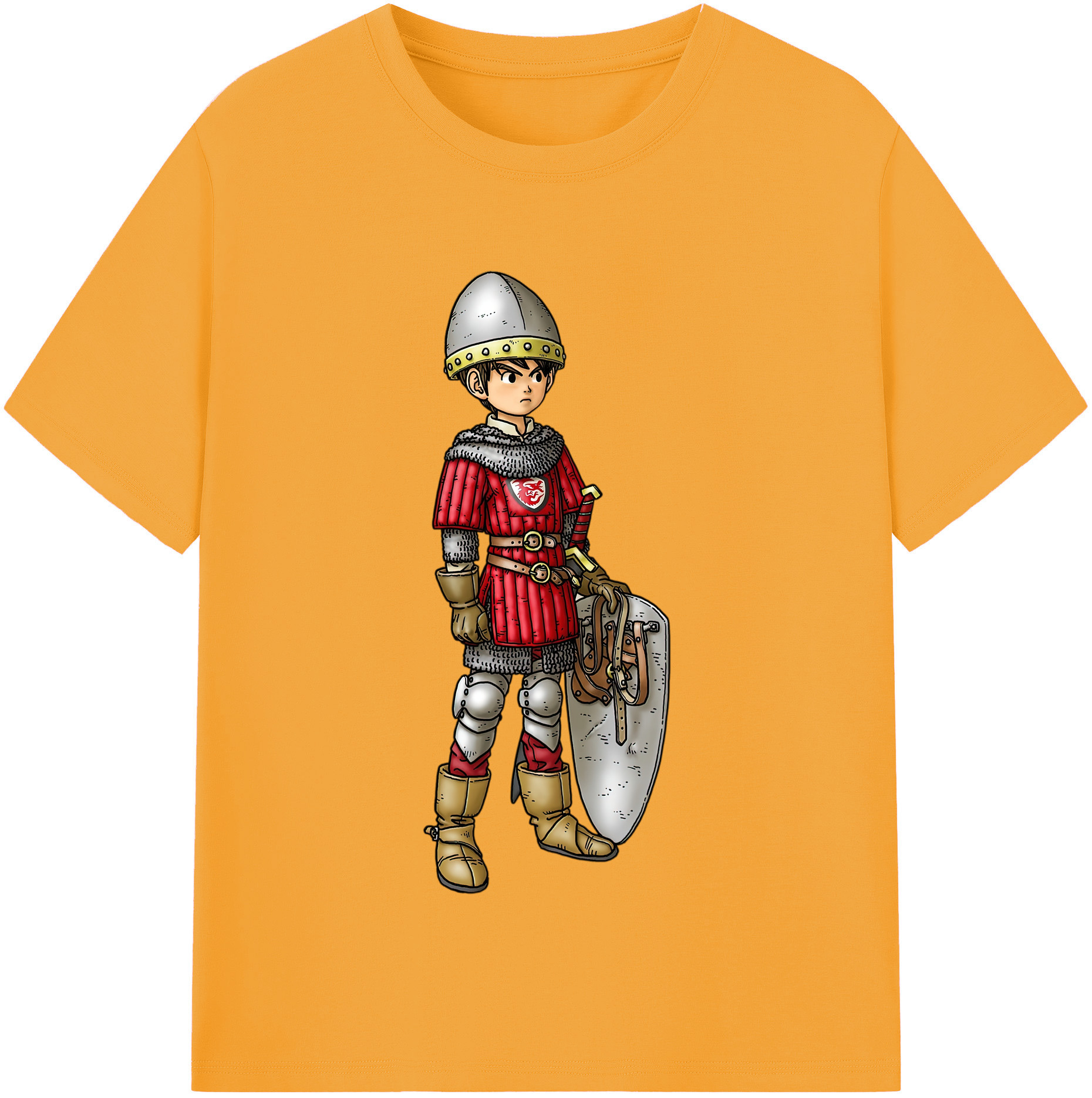 （画像用） ドラゴンクエスト Doragon Kuesuto Dragon Quest レディースカジュアルプリントTシャツ（綿100％）