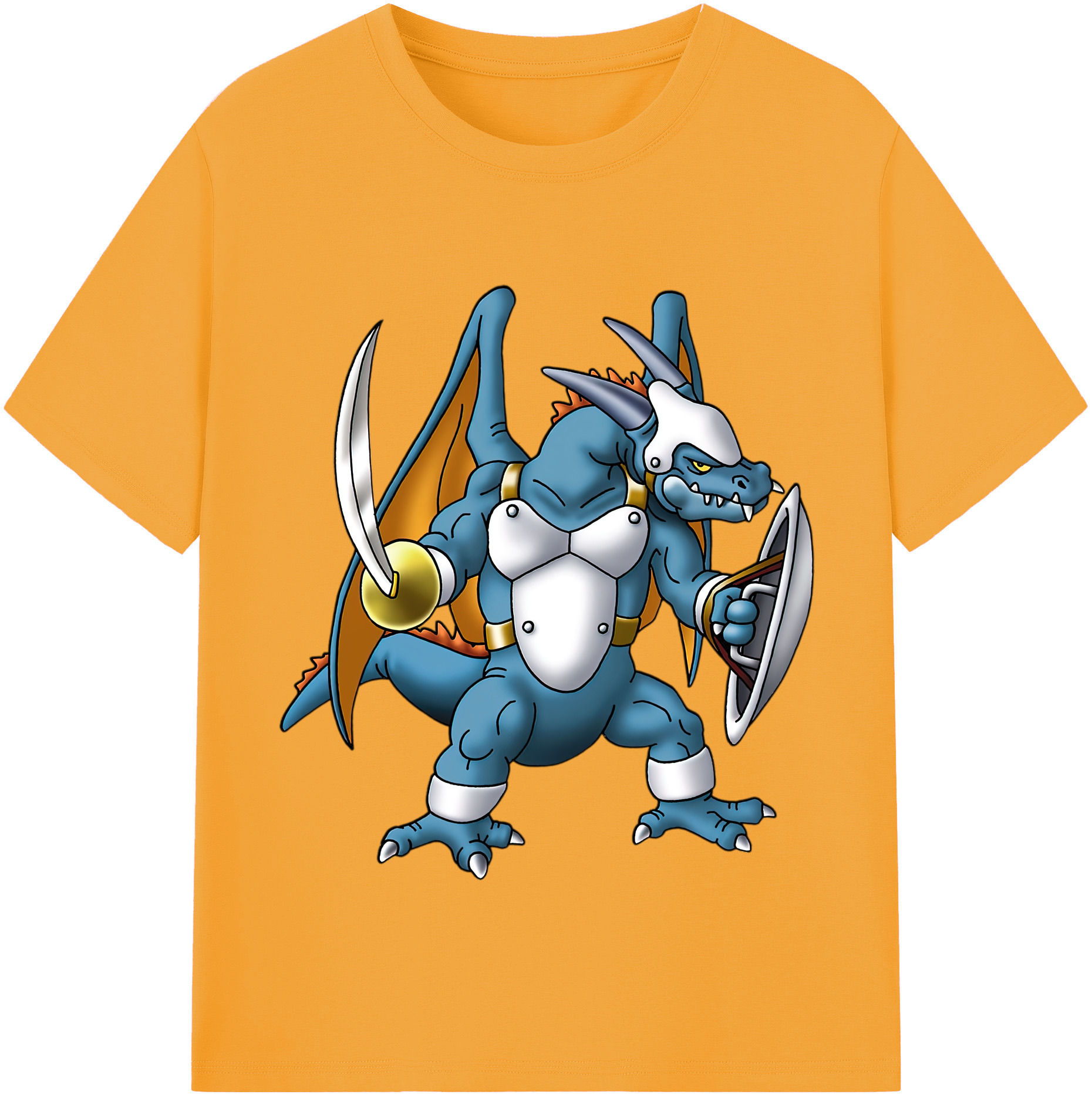 （画像用） ドラゴンクエスト Doragon Kuesuto Dragon Quest レディースカジュアルプリントTシャツ（綿100％）