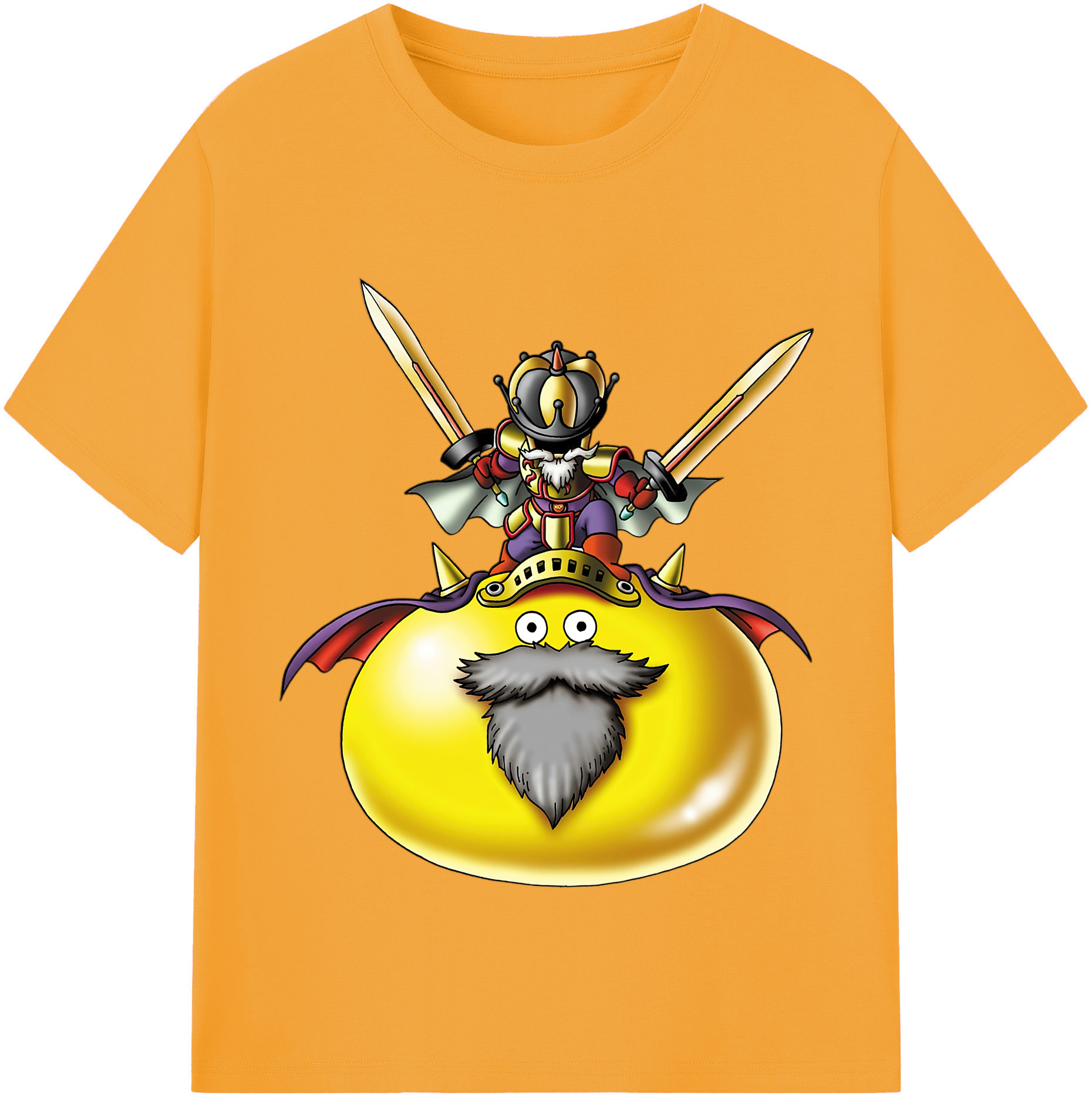 （画像用） ドラゴンクエスト Doragon Kuesuto Dragon Quest レディースカジュアルプリントTシャツ（綿100％）