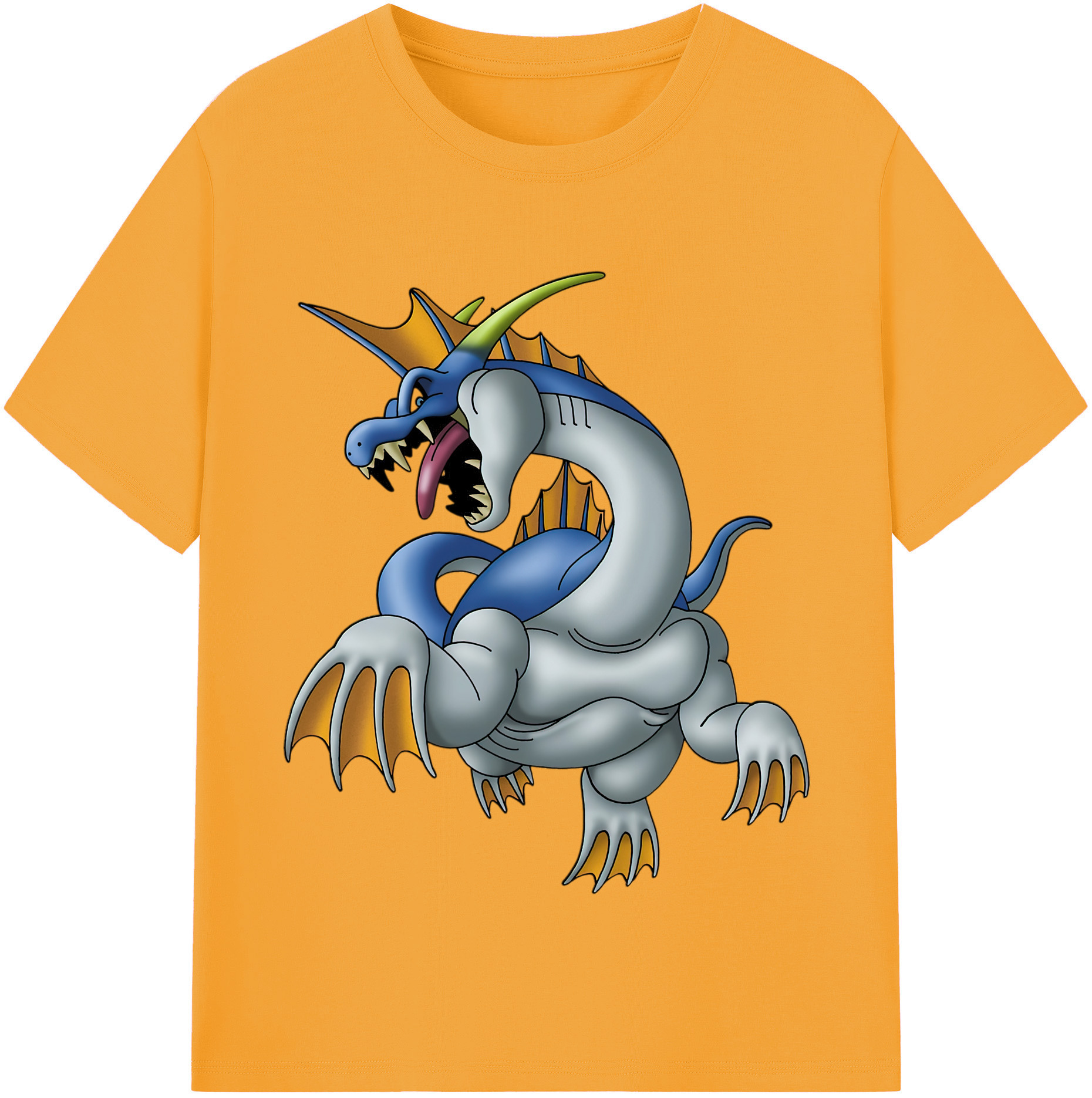 （画像用） ドラゴンクエスト Doragon Kuesuto Dragon Quest レディースカジュアルプリントTシャツ（綿100％）