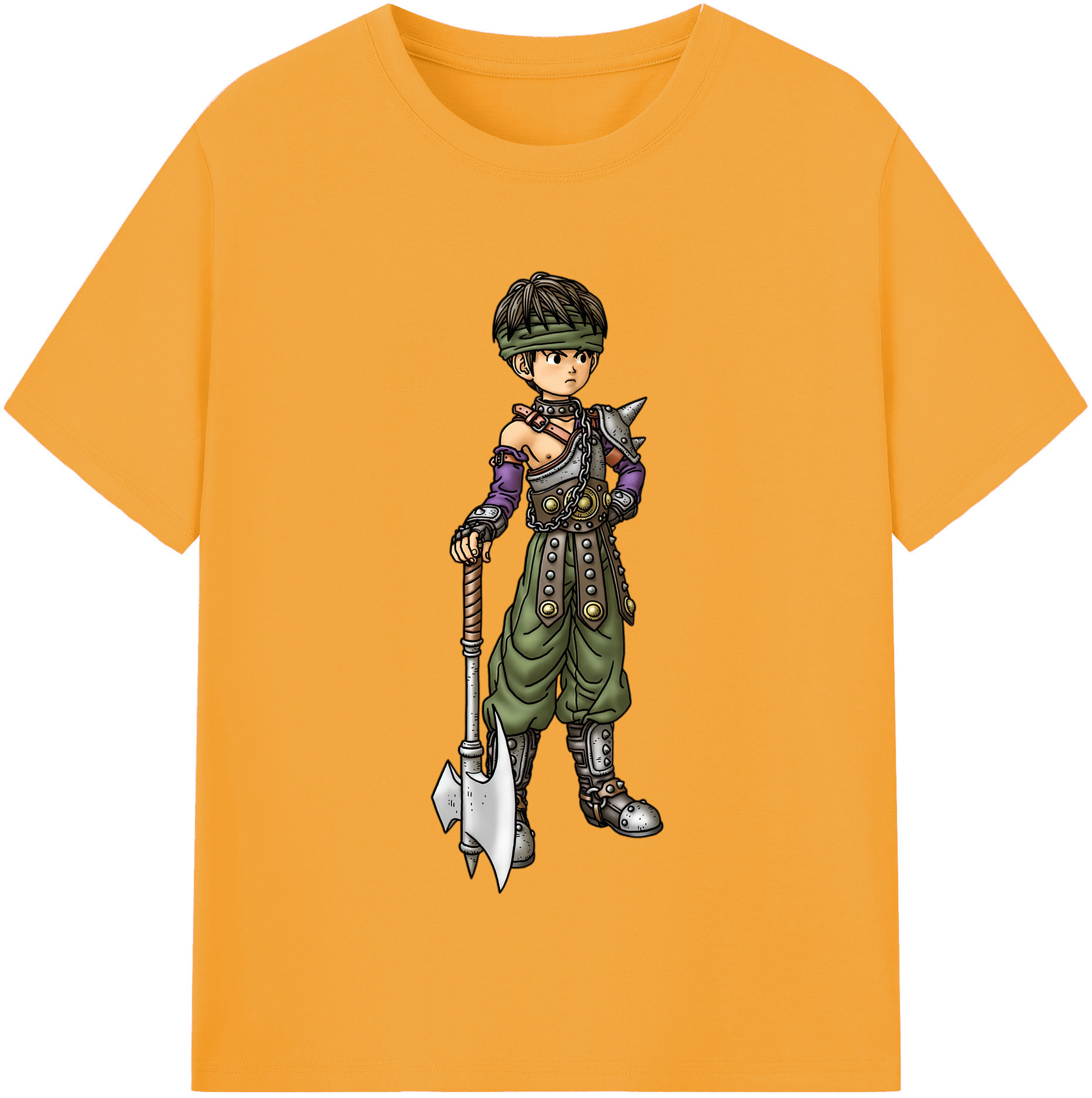 （画像用） ドラゴンクエスト Doragon Kuesuto Dragon Quest レディースカジュアルプリントTシャツ（綿100％）