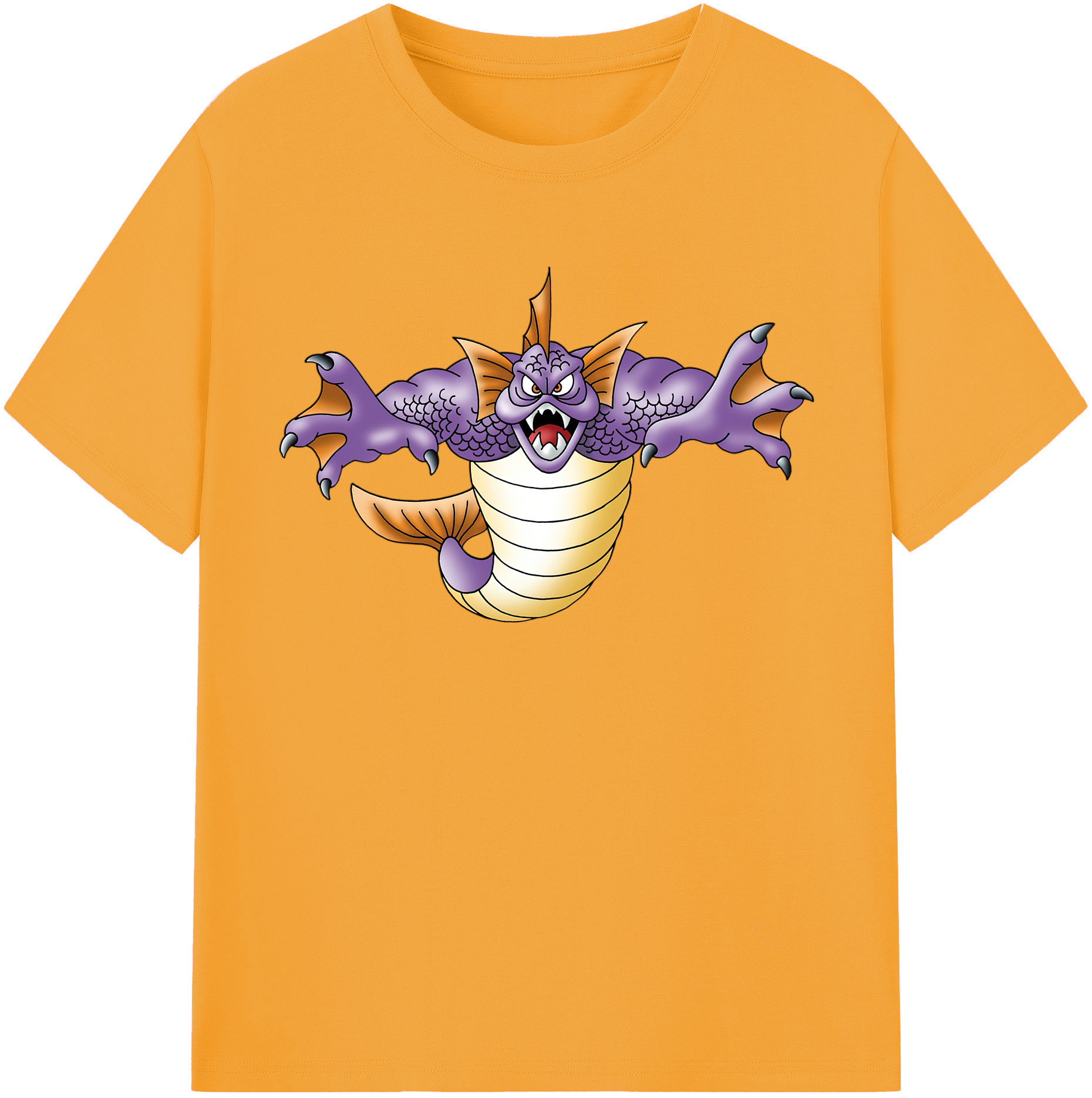 （画像用） ドラゴンクエスト Doragon Kuesuto Dragon Quest レディースカジュアルプリントTシャツ（綿100％）