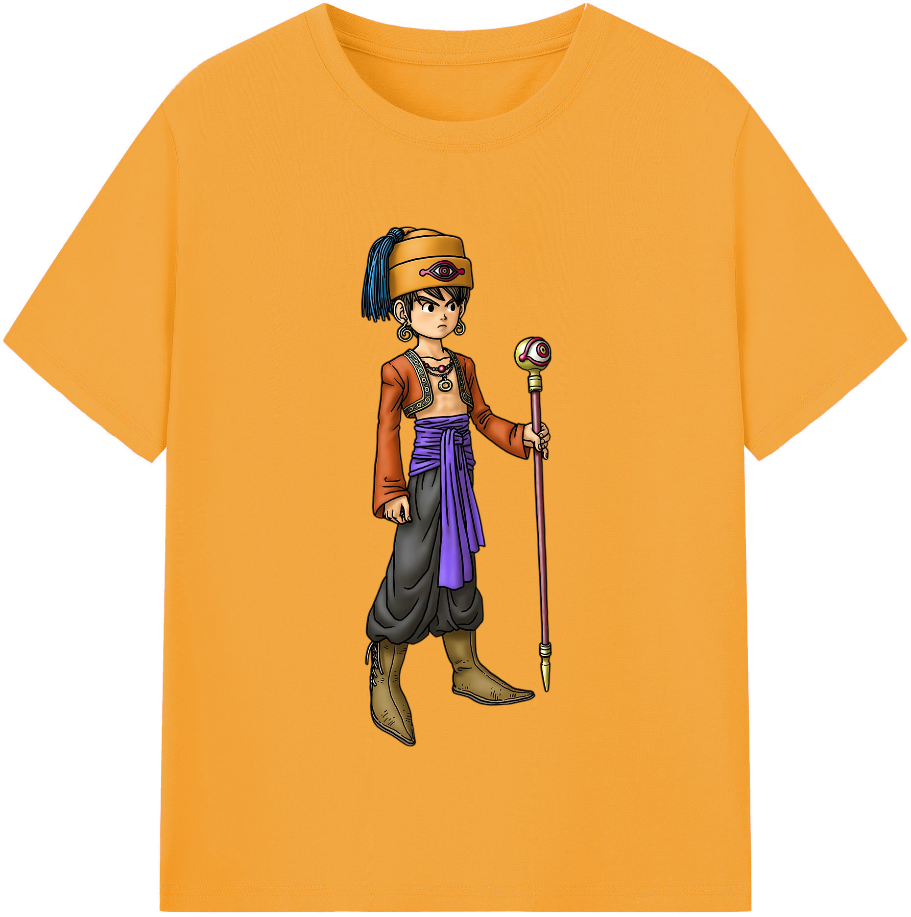（画像用） ドラゴンクエスト Doragon Kuesuto Dragon Quest レディースカジュアルプリントTシャツ（綿100％）