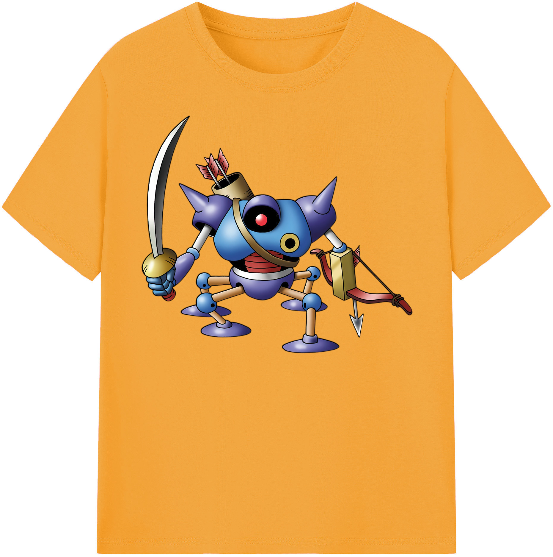 （画像用） ドラゴンクエスト Doragon Kuesuto Dragon Quest レディースカジュアルプリントTシャツ（綿100％）