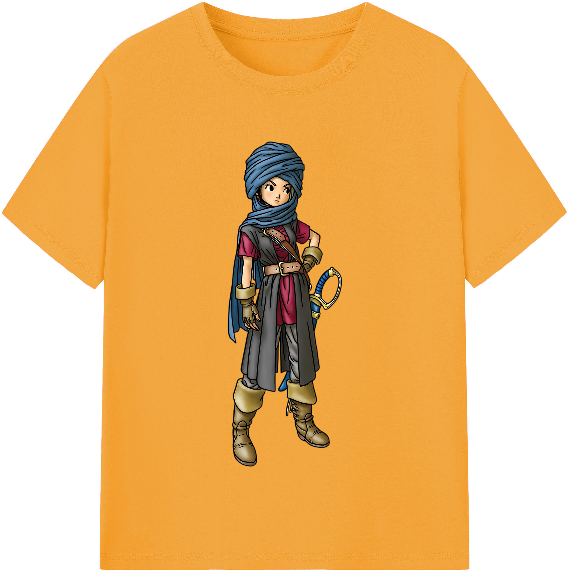 （画像用） ドラゴンクエスト Doragon Kuesuto Dragon Quest レディースカジュアルプリントTシャツ（綿100％）