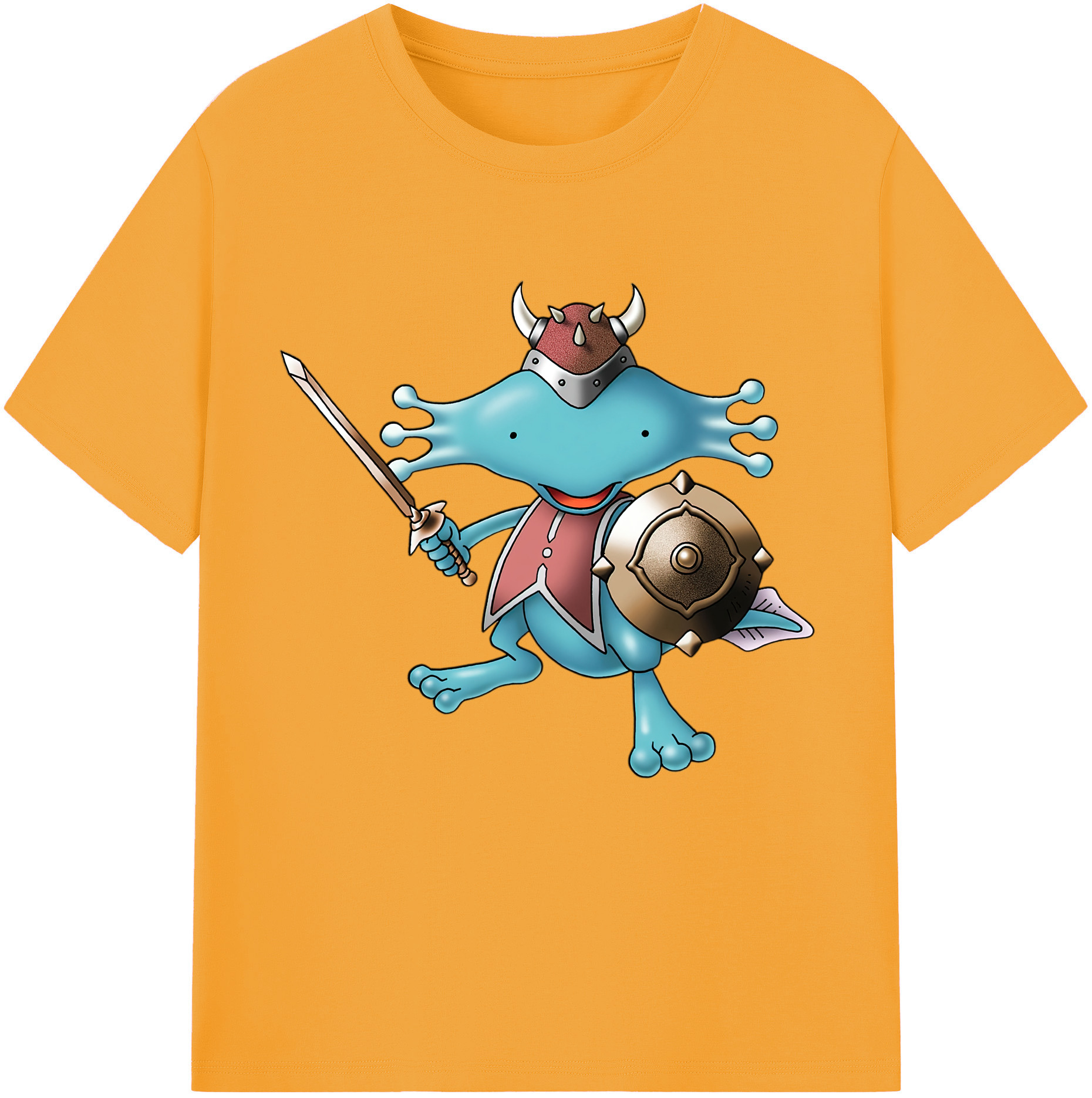 （画像用） ドラゴンクエスト Doragon Kuesuto Dragon Quest レディースカジュアルプリントTシャツ（綿100％）