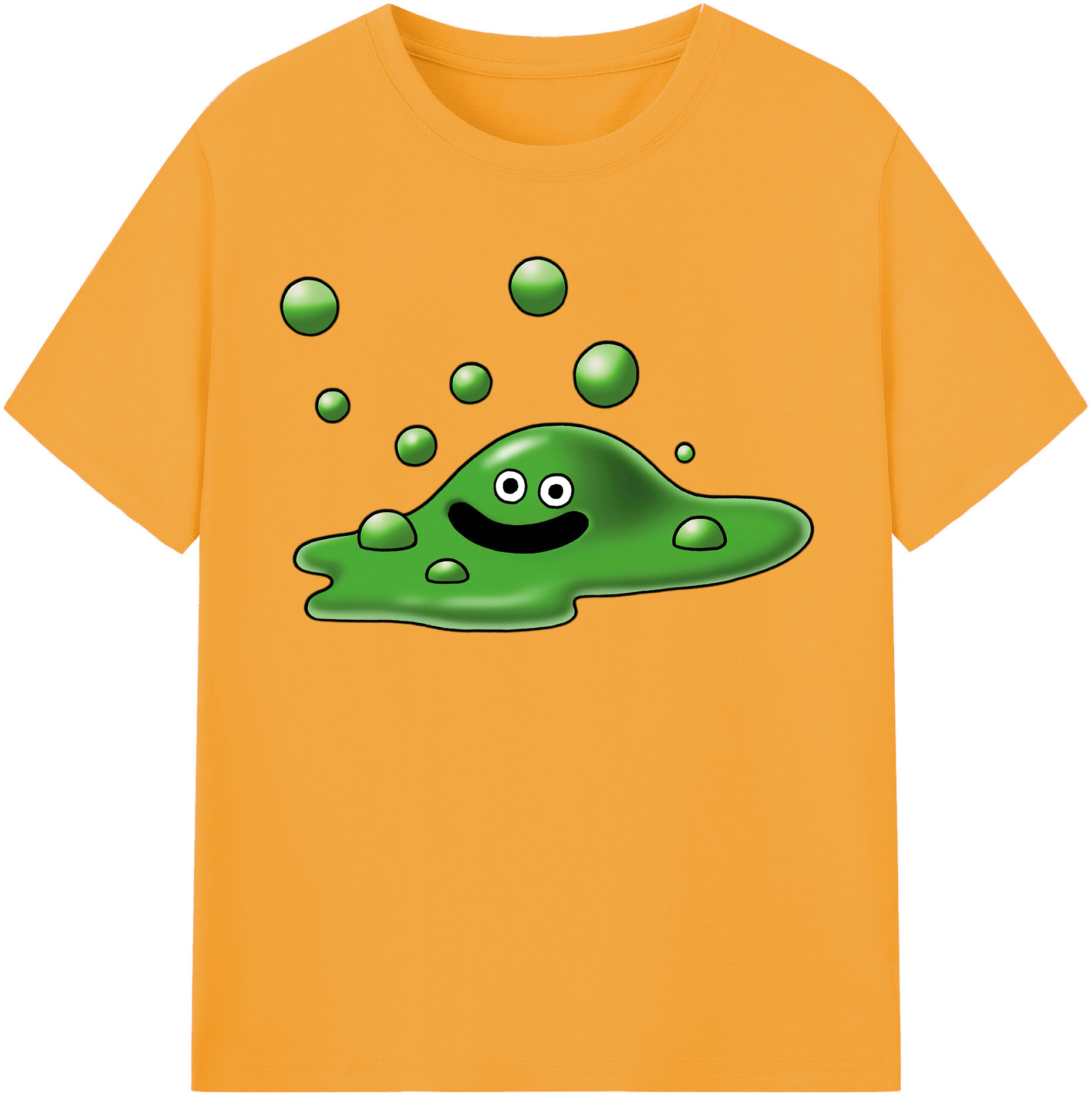 （画像用） ドラゴンクエスト Doragon Kuesuto Dragon Quest レディースカジュアルプリントTシャツ（綿100％）