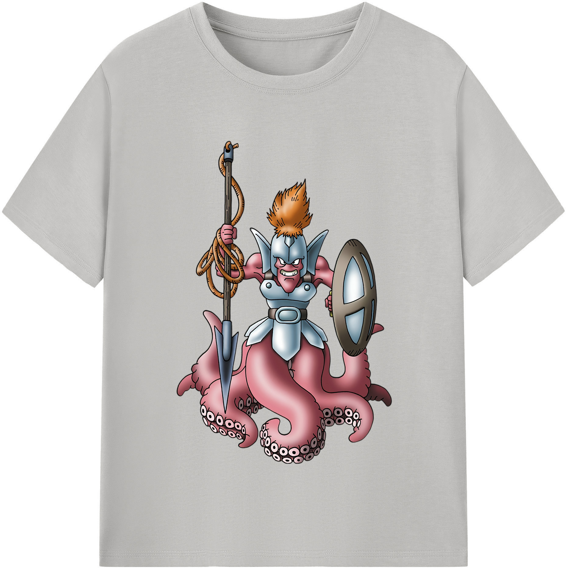 （画像用） ドラゴンクエスト Doragon Kuesuto Dragon Quest レディースカジュアルプリントTシャツ（綿100％）