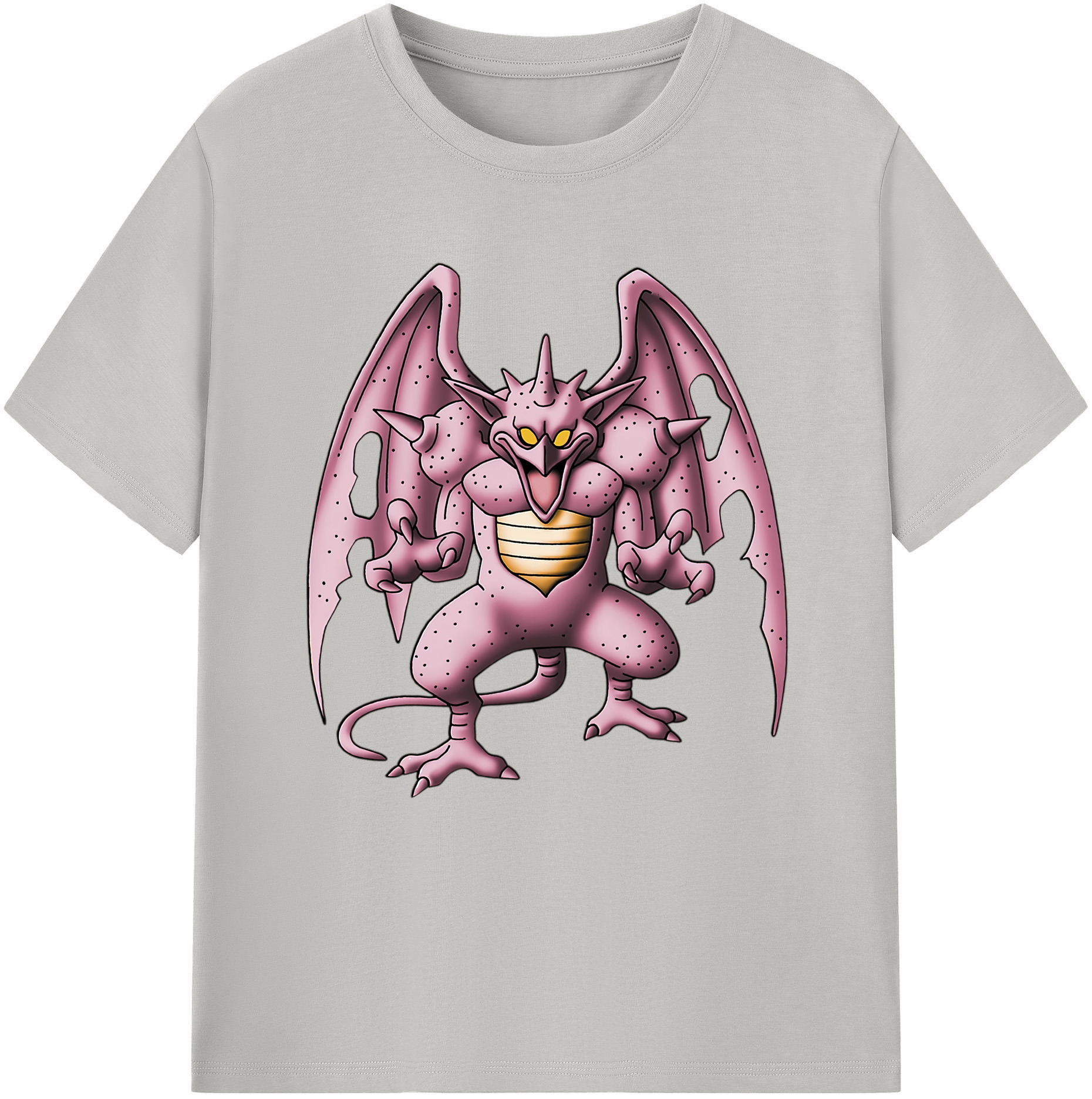 （画像用） ドラゴンクエスト Doragon Kuesuto Dragon Quest レディースカジュアルプリントTシャツ（綿100％）
