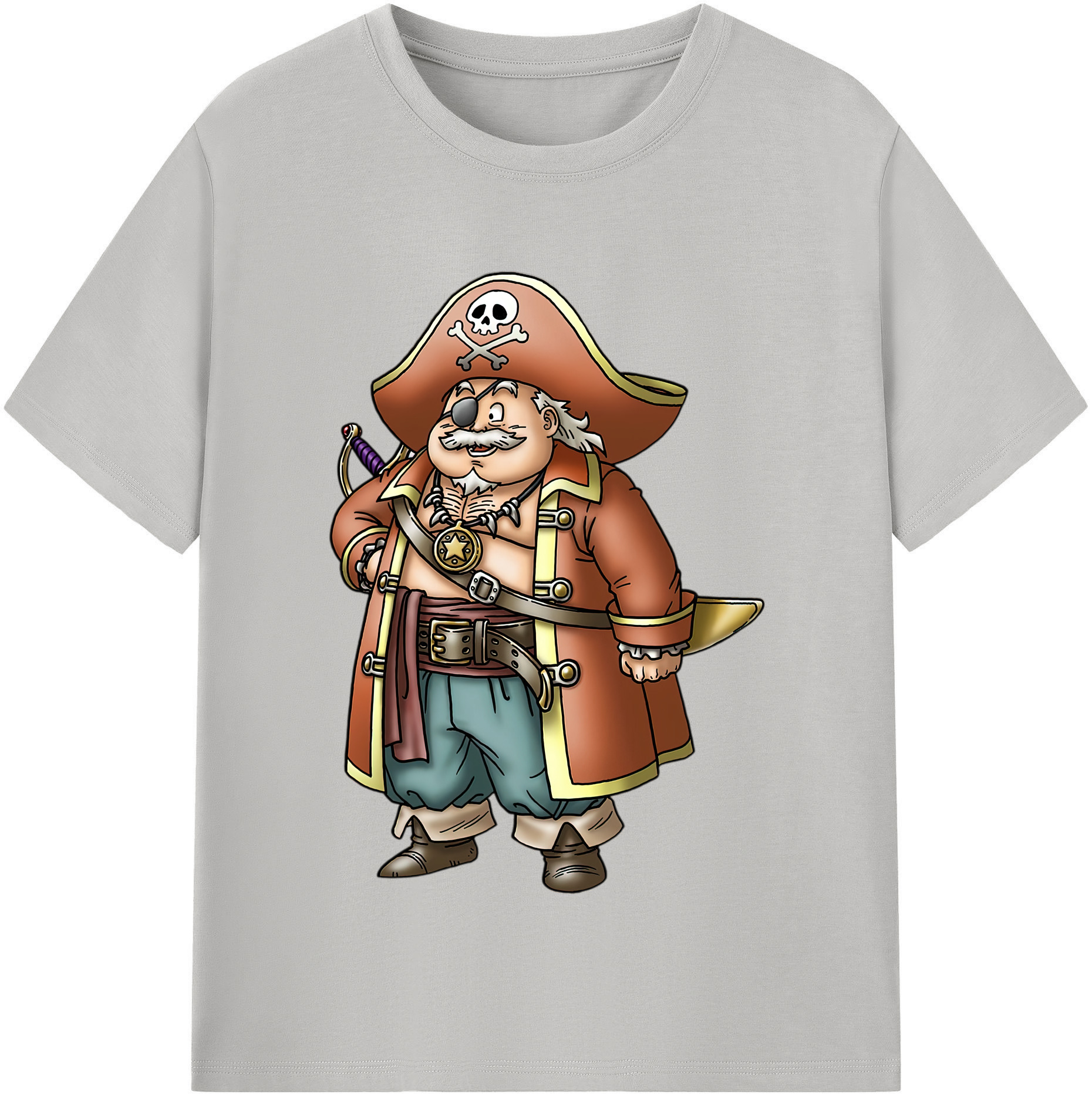 （画像用） ドラゴンクエスト Doragon Kuesuto Dragon Quest レディースカジュアルプリントTシャツ（綿100％）