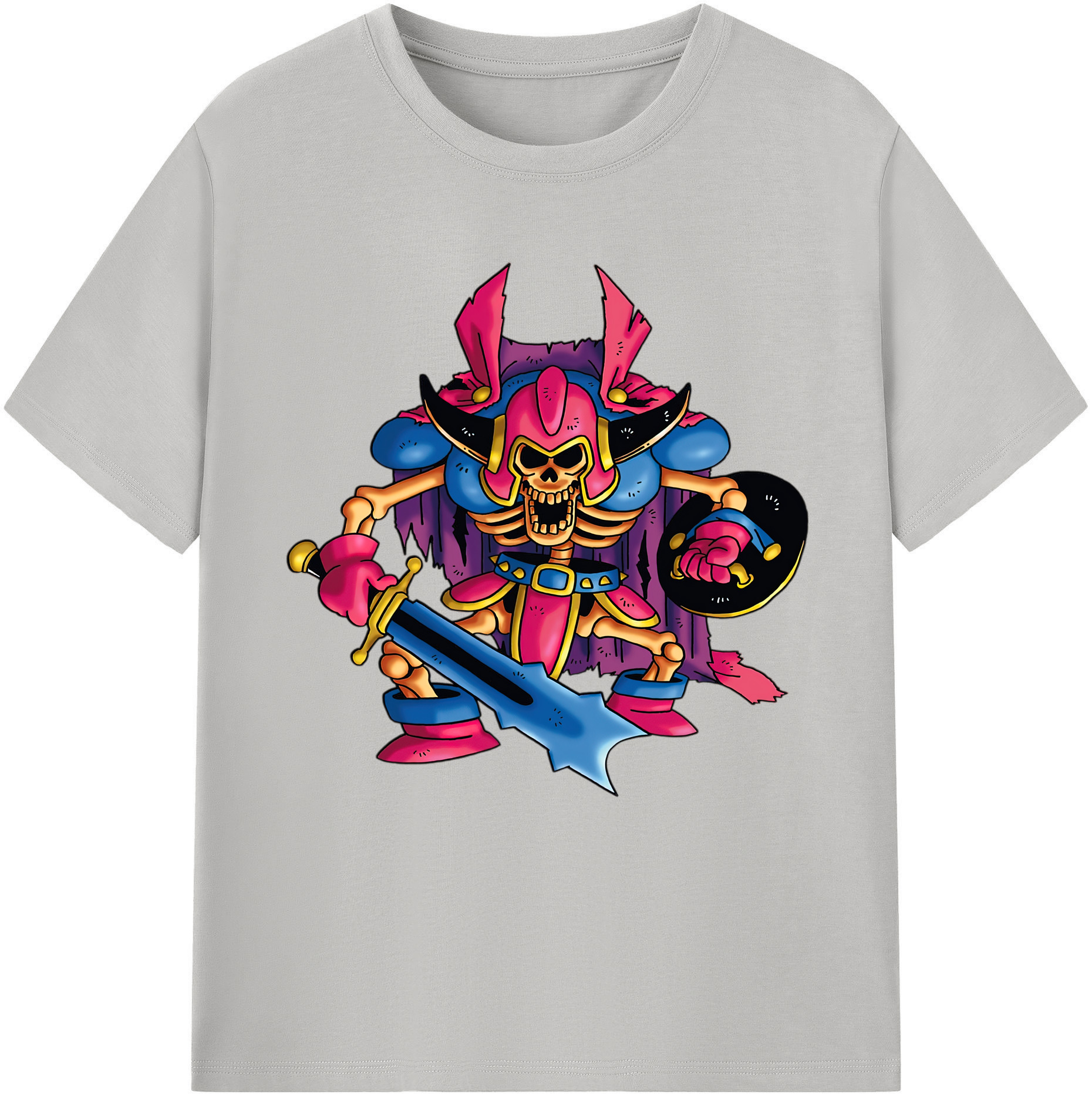 （画像用） ドラゴンクエスト Doragon Kuesuto Dragon Quest レディースカジュアルプリントTシャツ（綿100％）