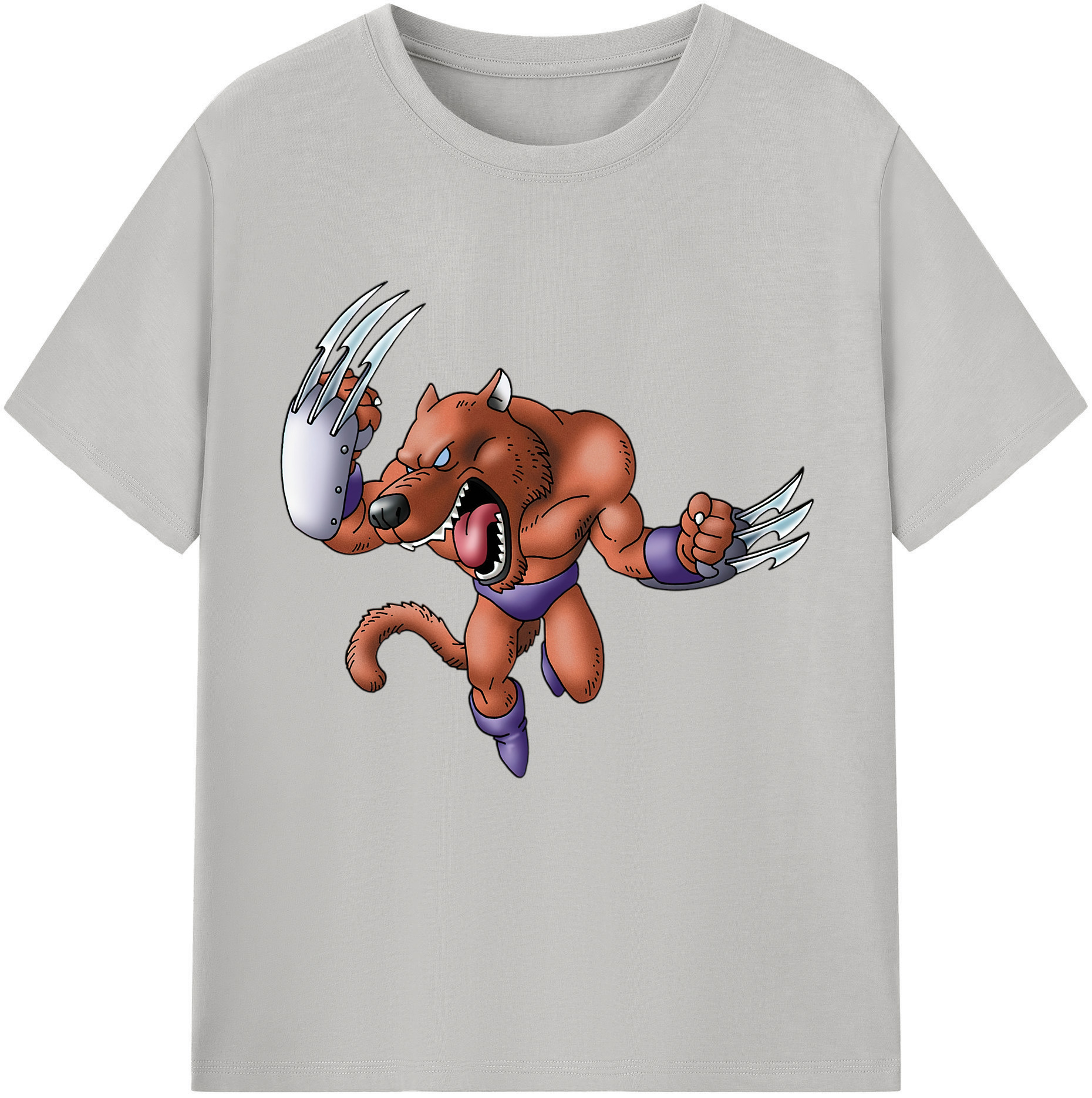 （画像用） ドラゴンクエスト Doragon Kuesuto Dragon Quest レディースカジュアルプリントTシャツ（綿100％）