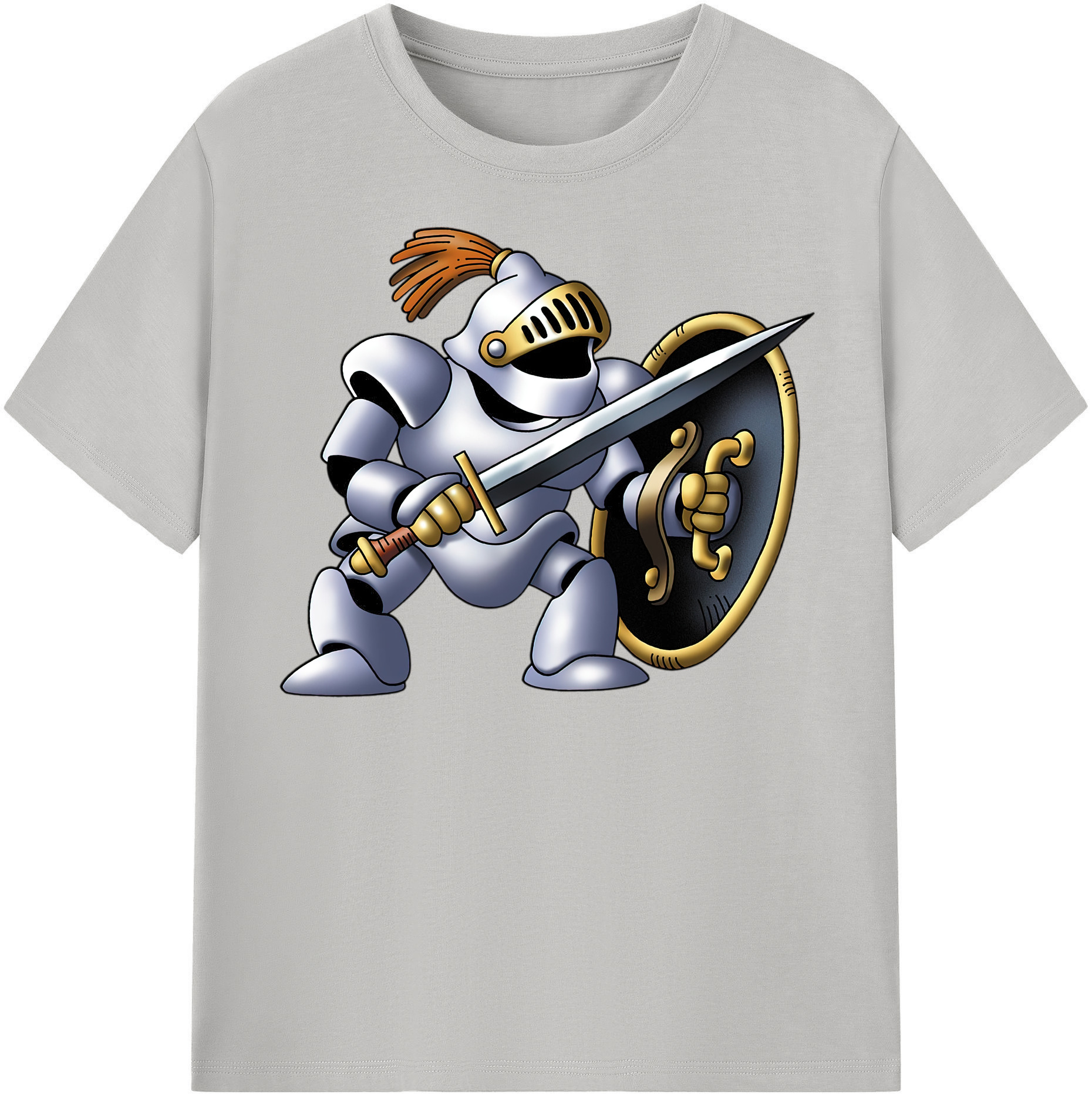（画像用） ドラゴンクエスト Doragon Kuesuto Dragon Quest レディースカジュアルプリントTシャツ（綿100％）