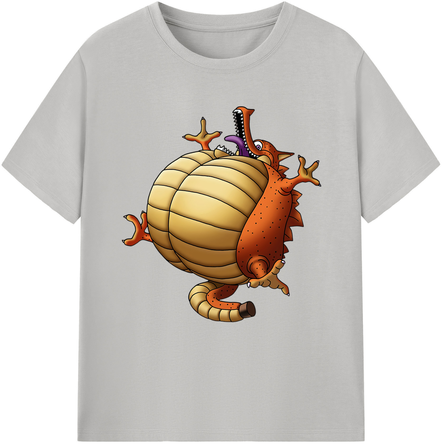 （画像用） ドラゴンクエスト Doragon Kuesuto Dragon Quest レディースカジュアルプリントTシャツ（綿100％）