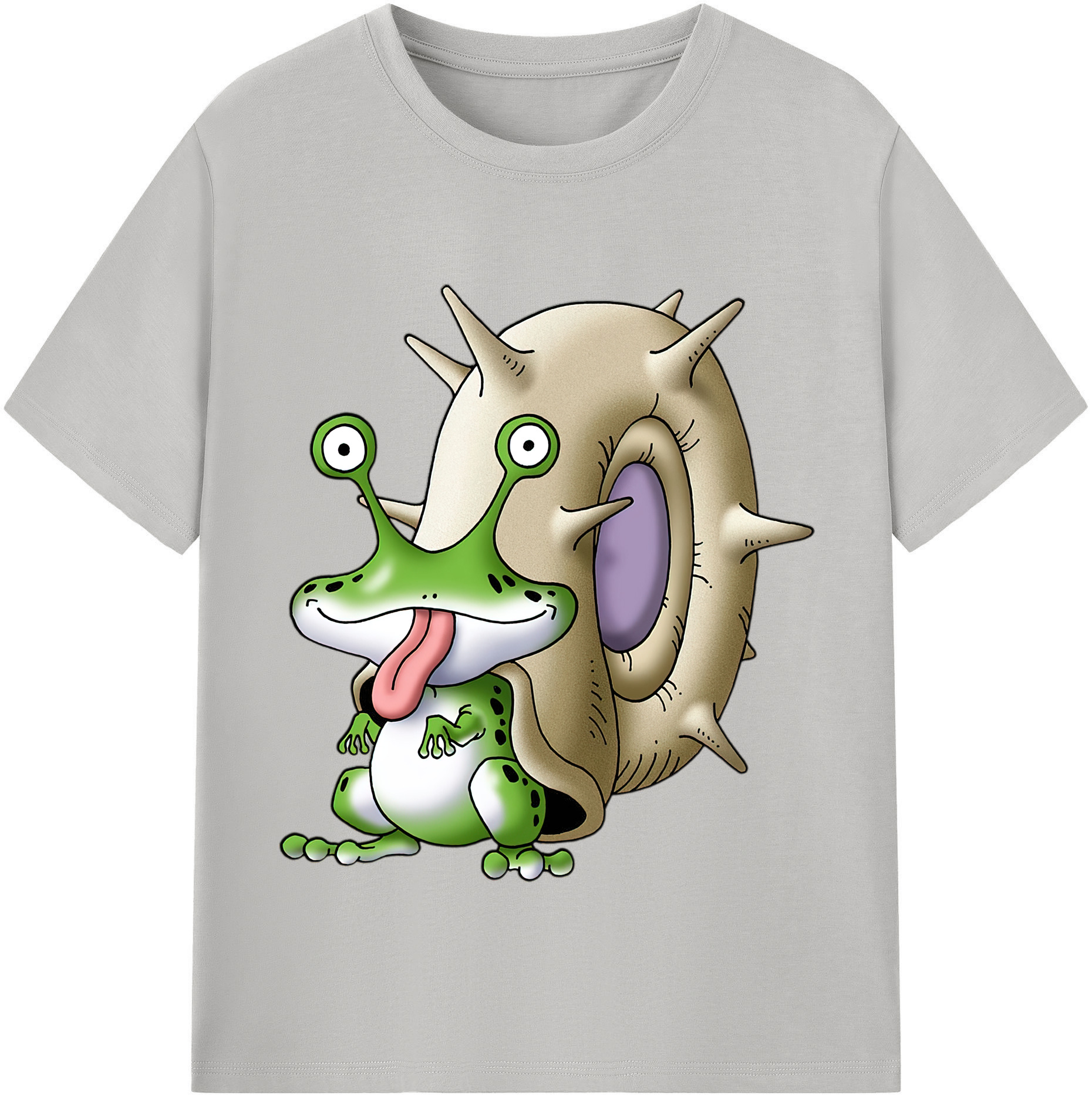 （画像用） ドラゴンクエスト Doragon Kuesuto Dragon Quest レディースカジュアルプリントTシャツ（綿100％）