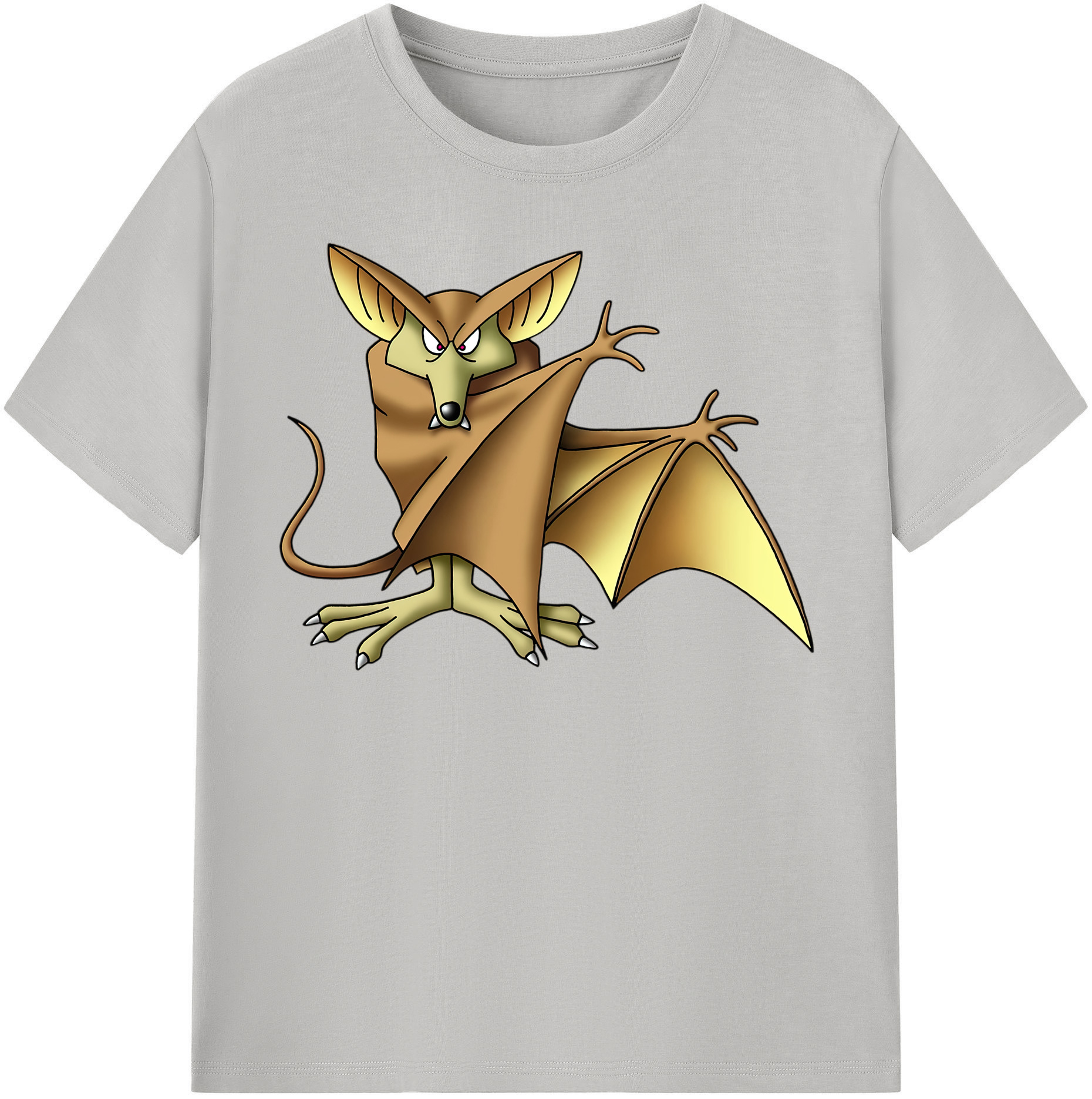 （画像用） ドラゴンクエスト Doragon Kuesuto Dragon Quest レディースカジュアルプリントTシャツ（綿100％）